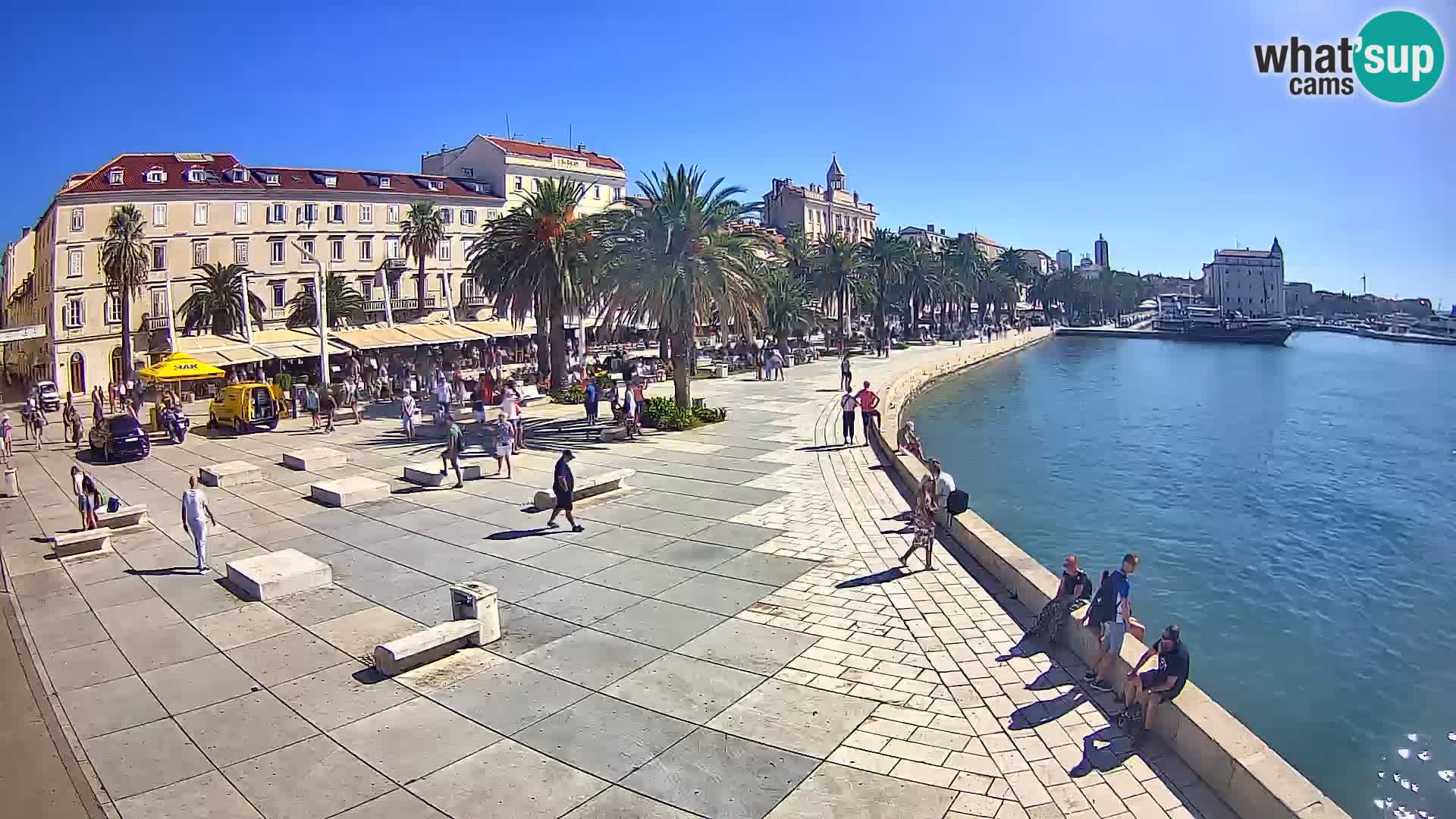 Webcam Split Riva – Prokurative | Trg Republike