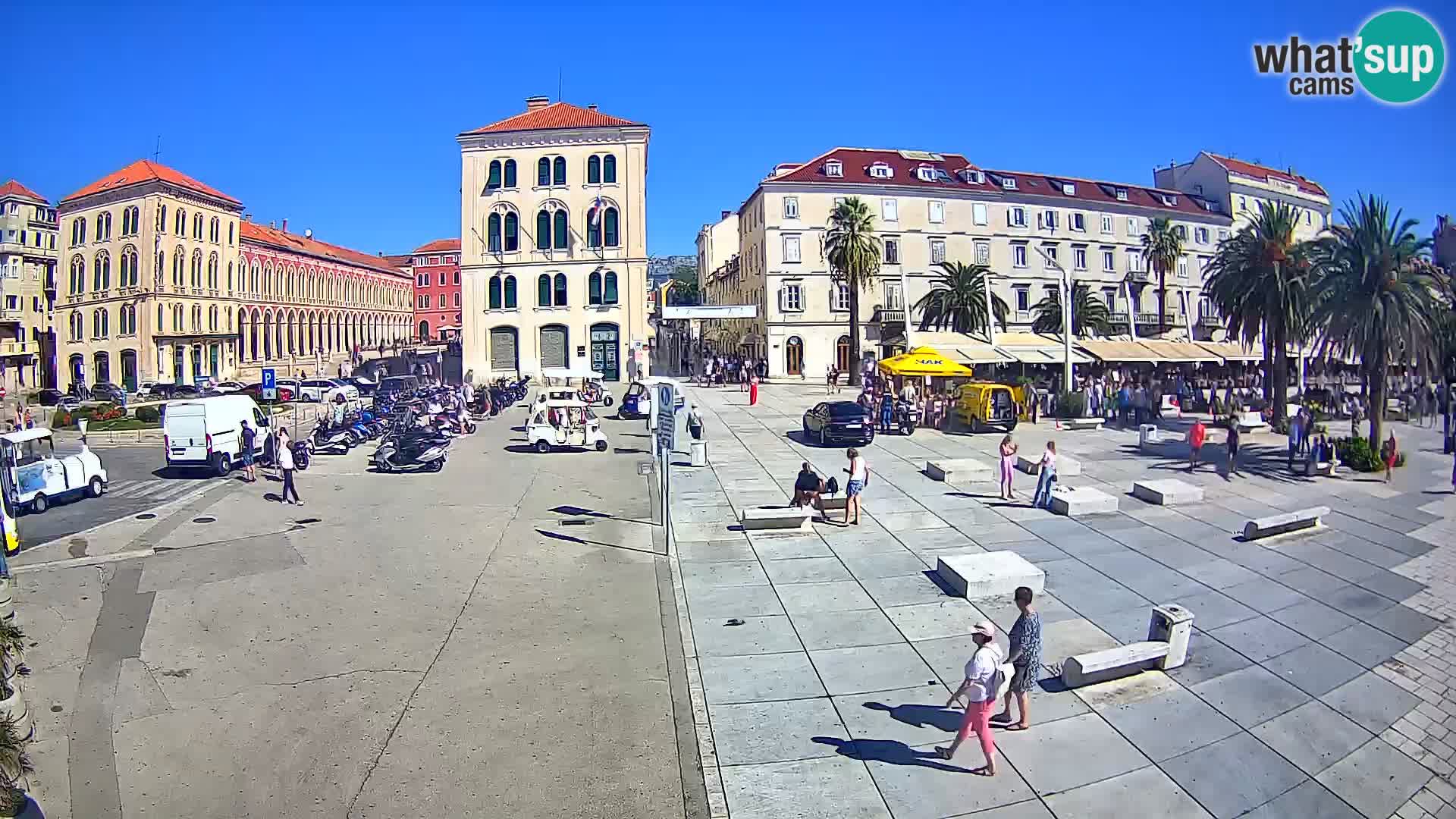 Webcam Split Riva – Prokurative | Trg Republike