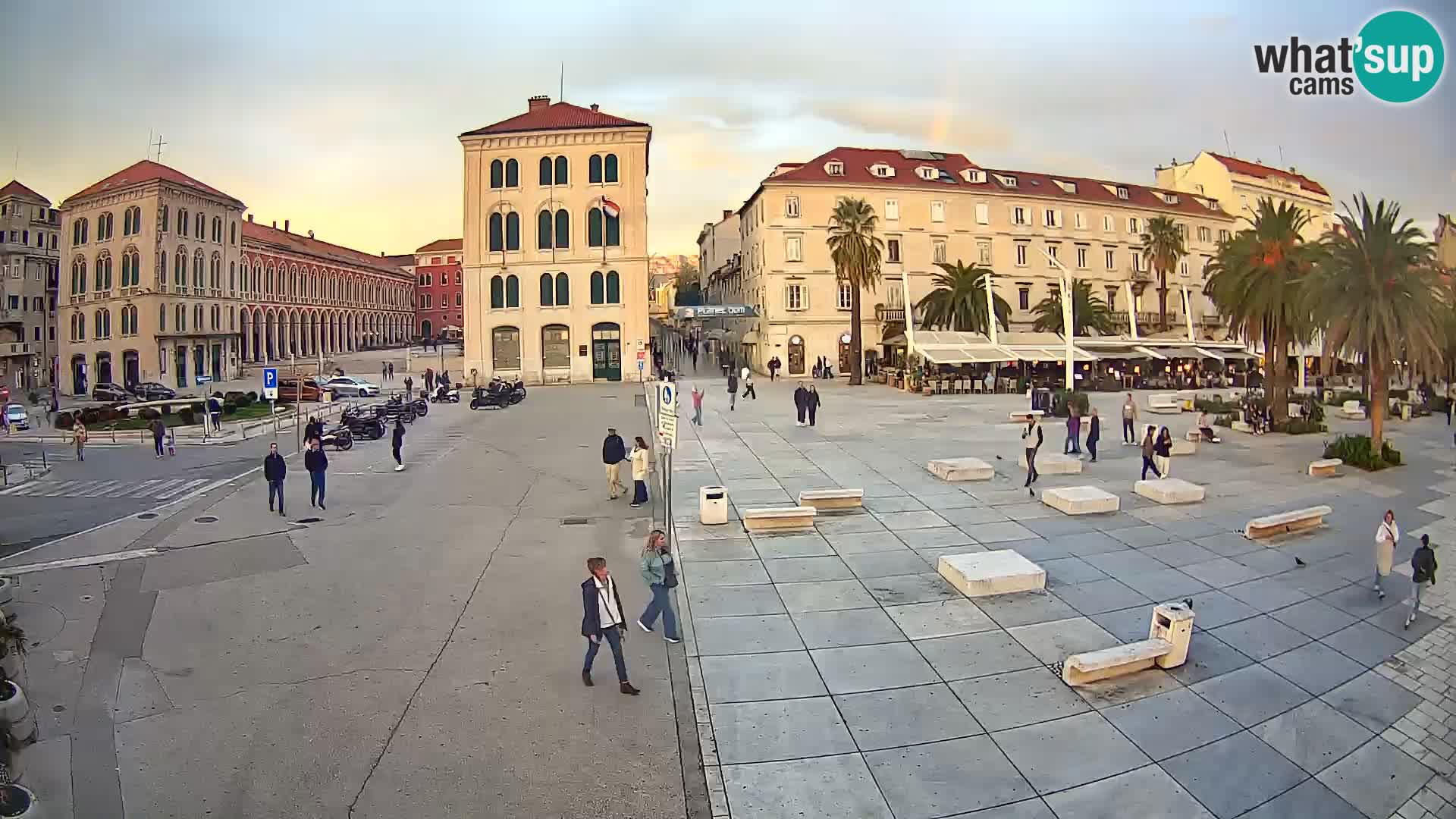 Webcam Spalato Riva – Prokurative | Piazza della Republika