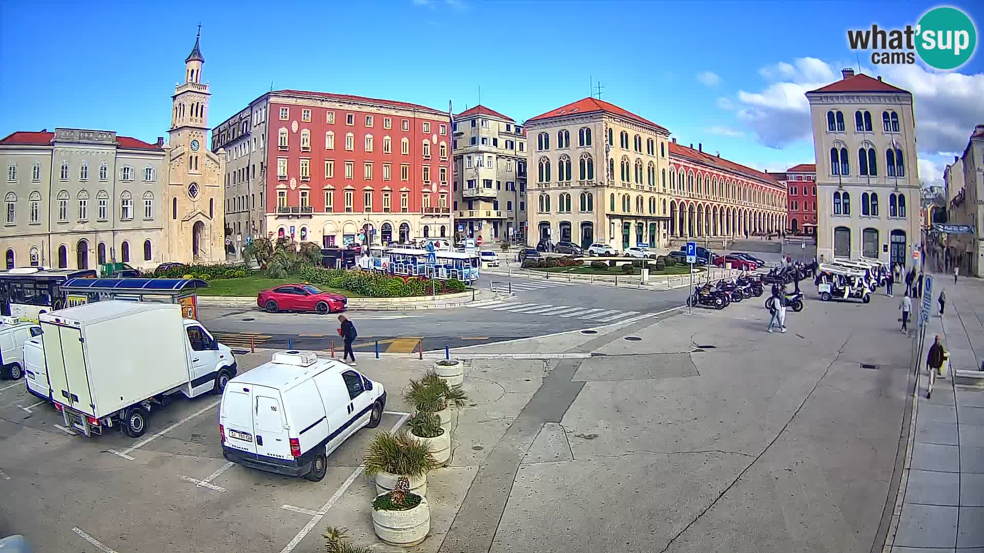 Webcam Split Riva – Prokurative | Trg Republike
