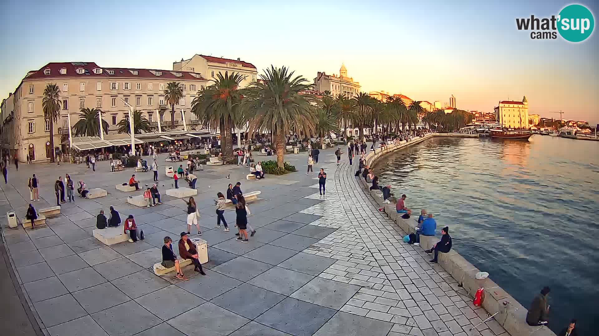 Webcam Spalato Riva – Prokurative | Piazza della Republika