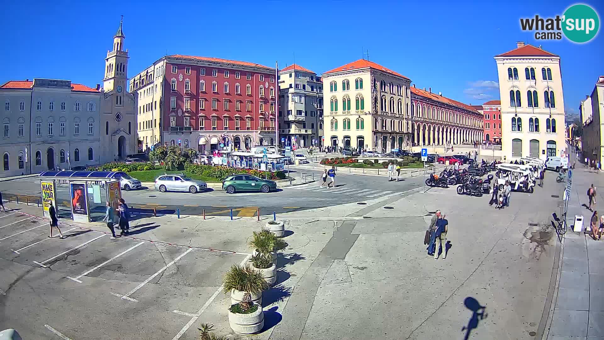 Webcam Spalato Riva – Prokurative | Piazza della Republika
