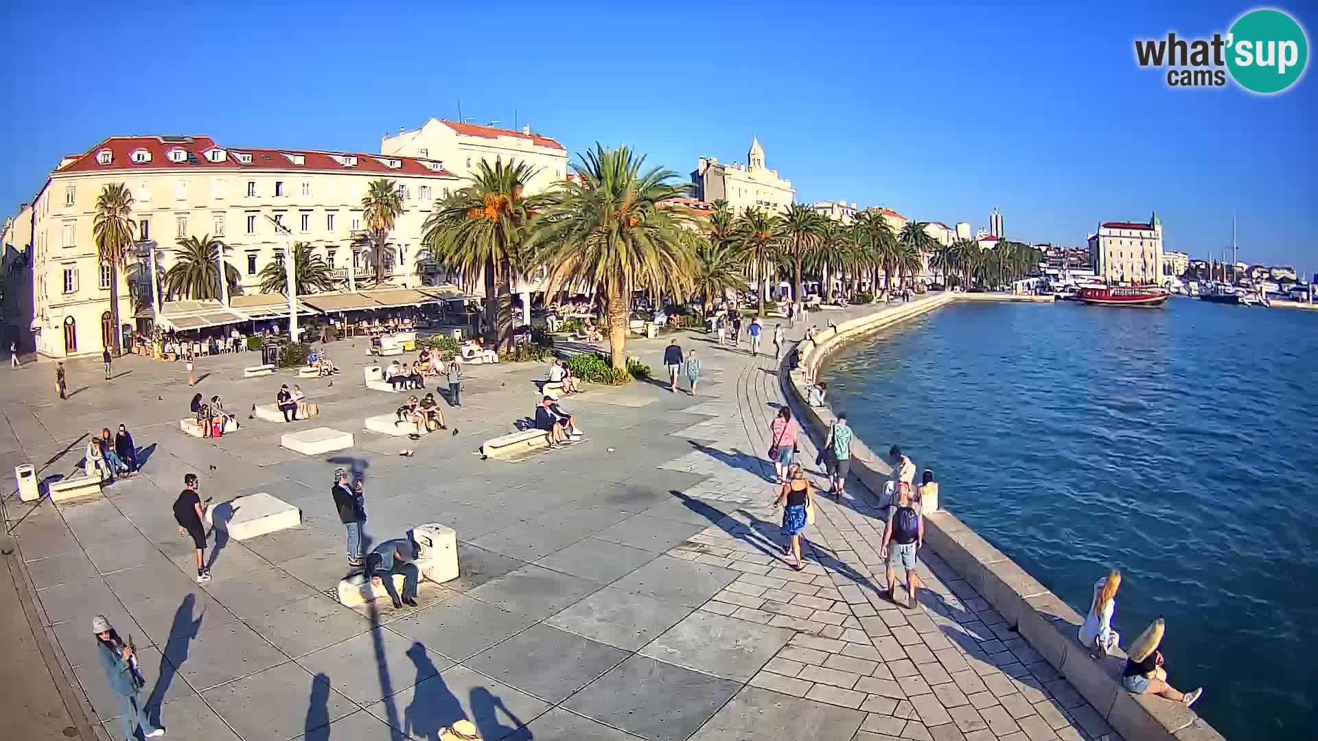 Webcam Split Riva – Prokurative | Trg Republike