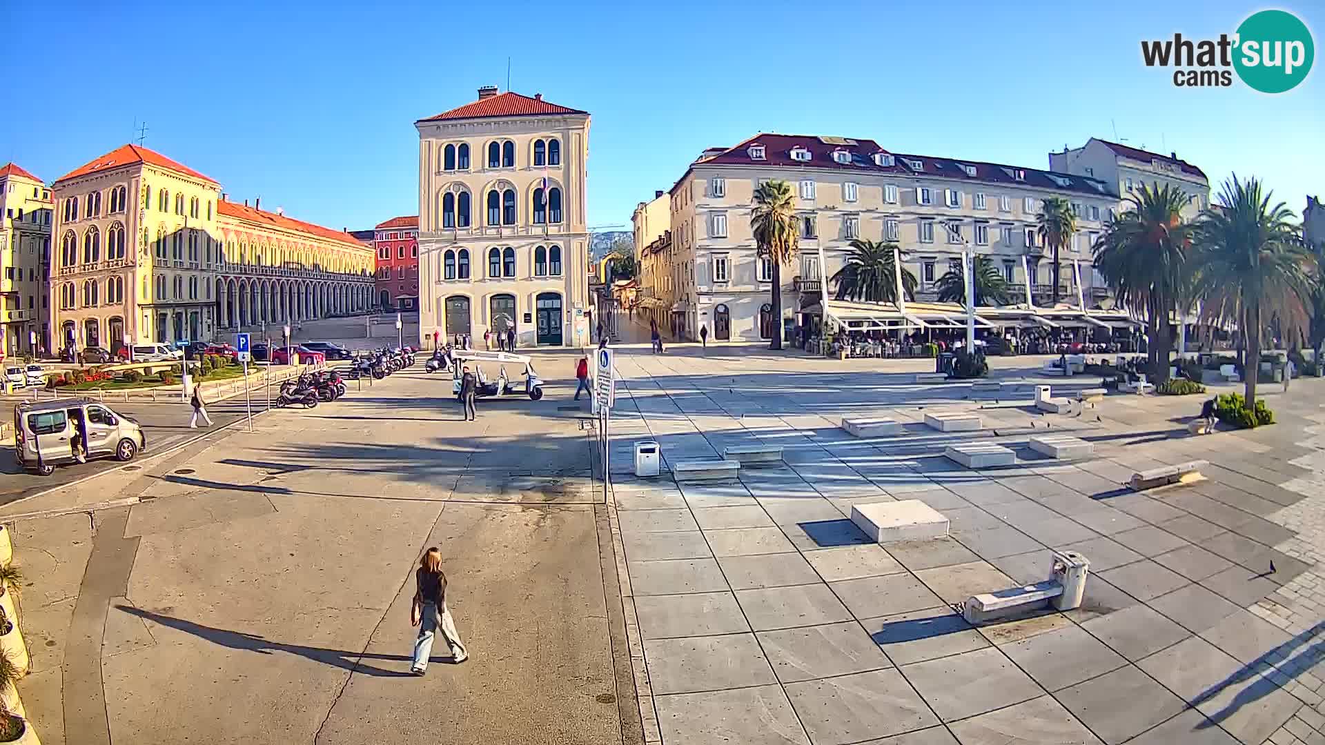 Webcam Split Riva – Prokurative | Trg Republike