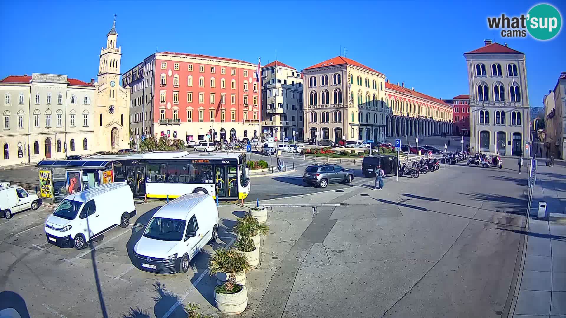 Webcam Spalato Riva – Prokurative | Piazza della Republika