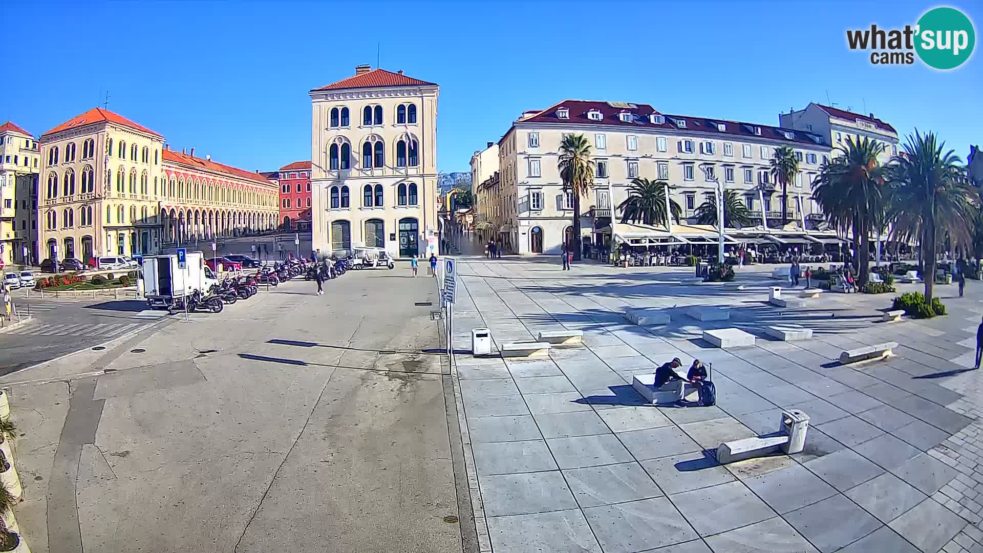 Webcam Split Riva – Prokurative | Trg Republike