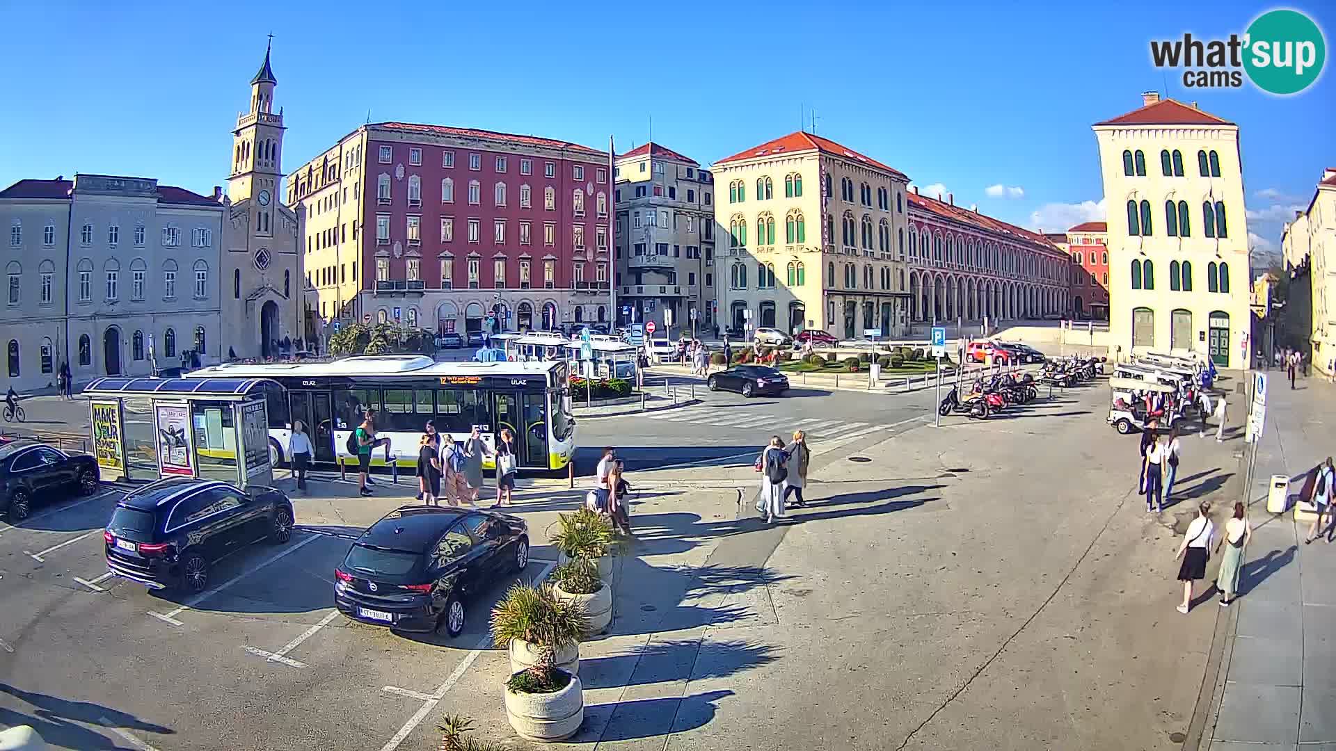 Webcam Split Riva – Prokurative | Trg Republike