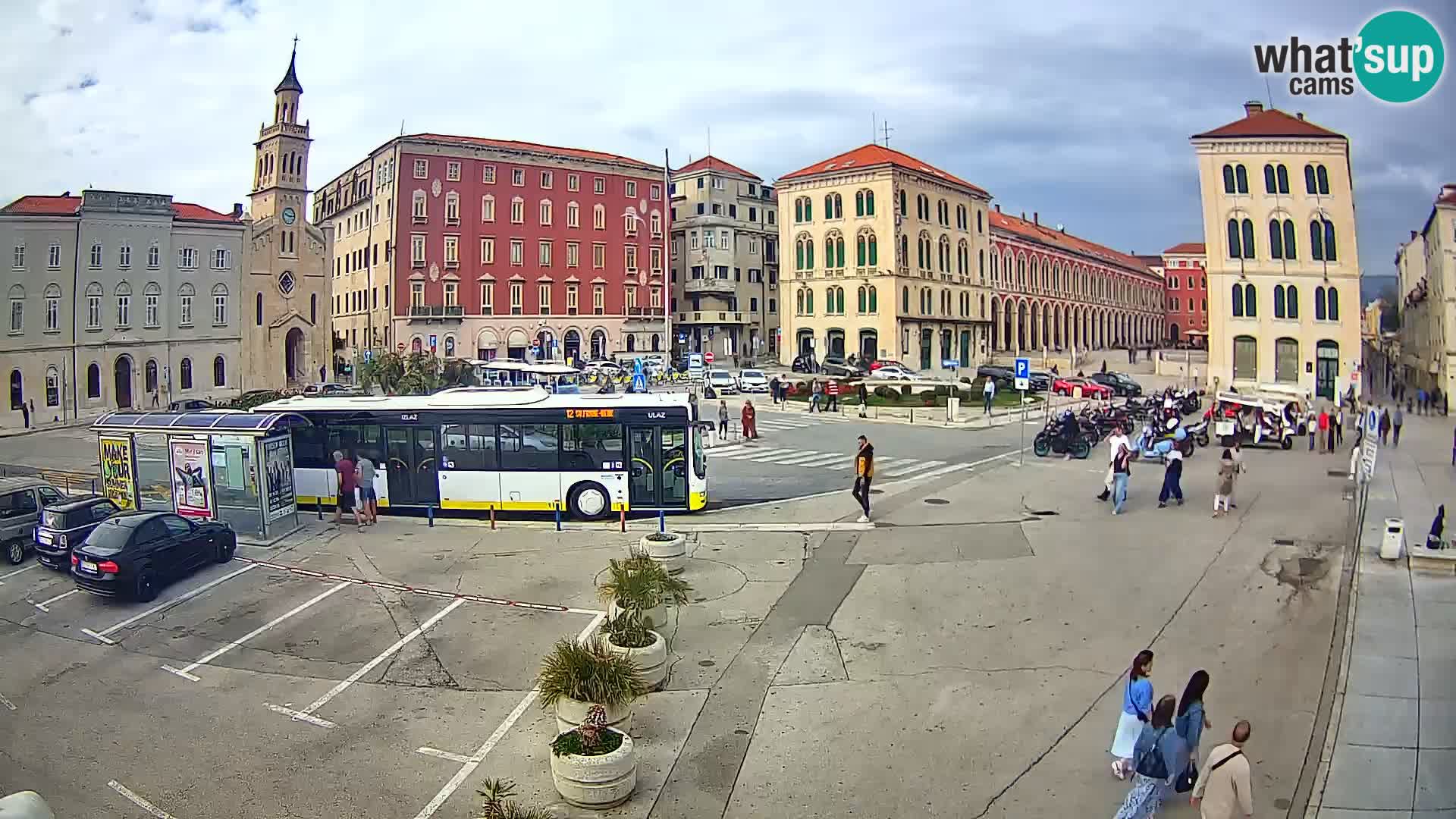Webcam Split Riva – Prokurative | Trg Republike