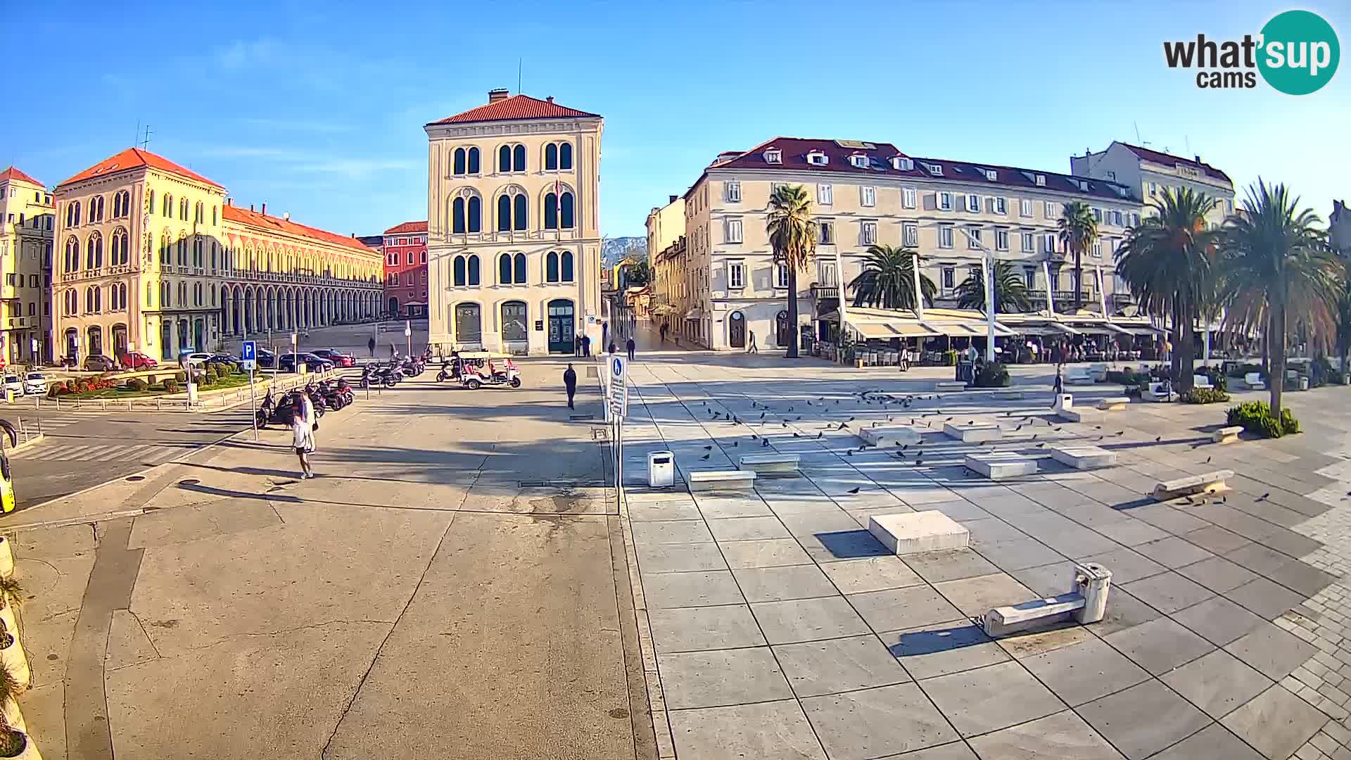 Webcam Split Riva – Prokurative | Trg Republike