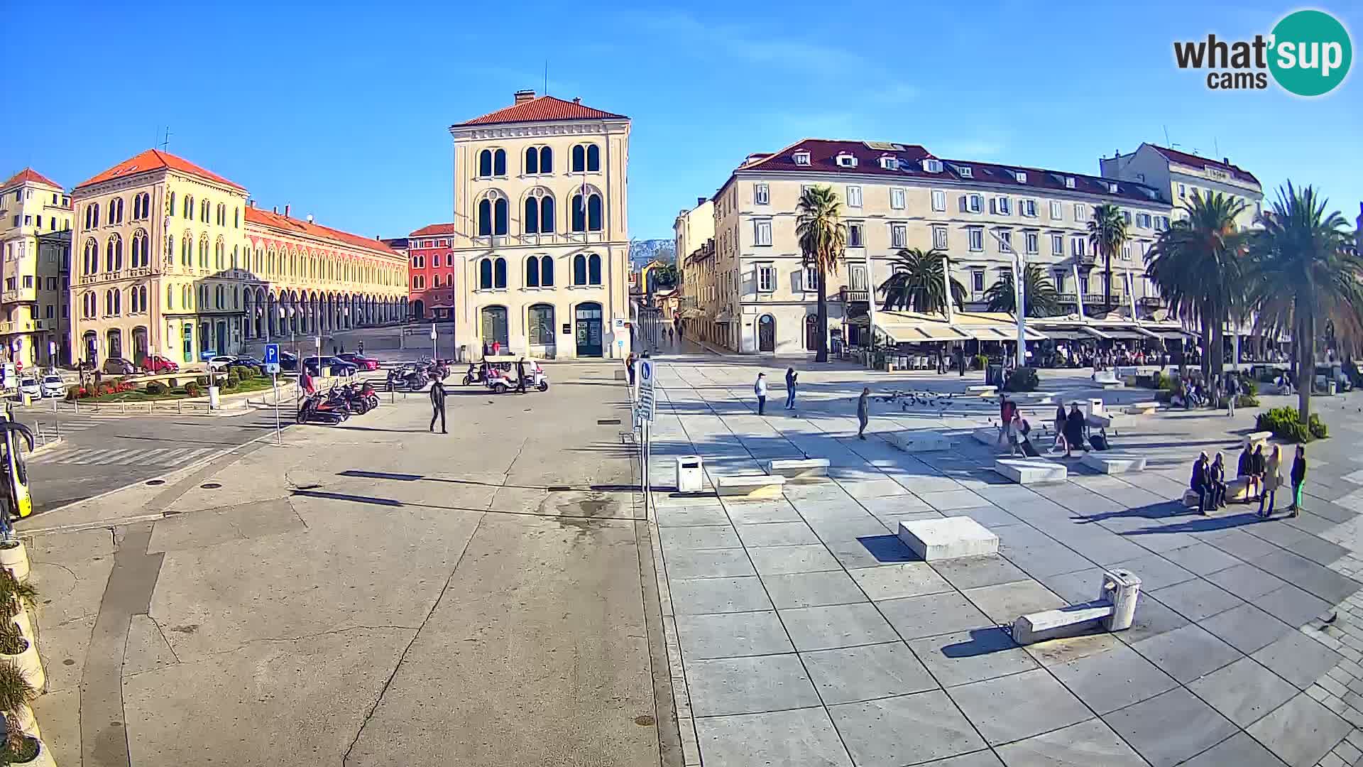 Webcam Split Riva – Prokurative | Trg Republike