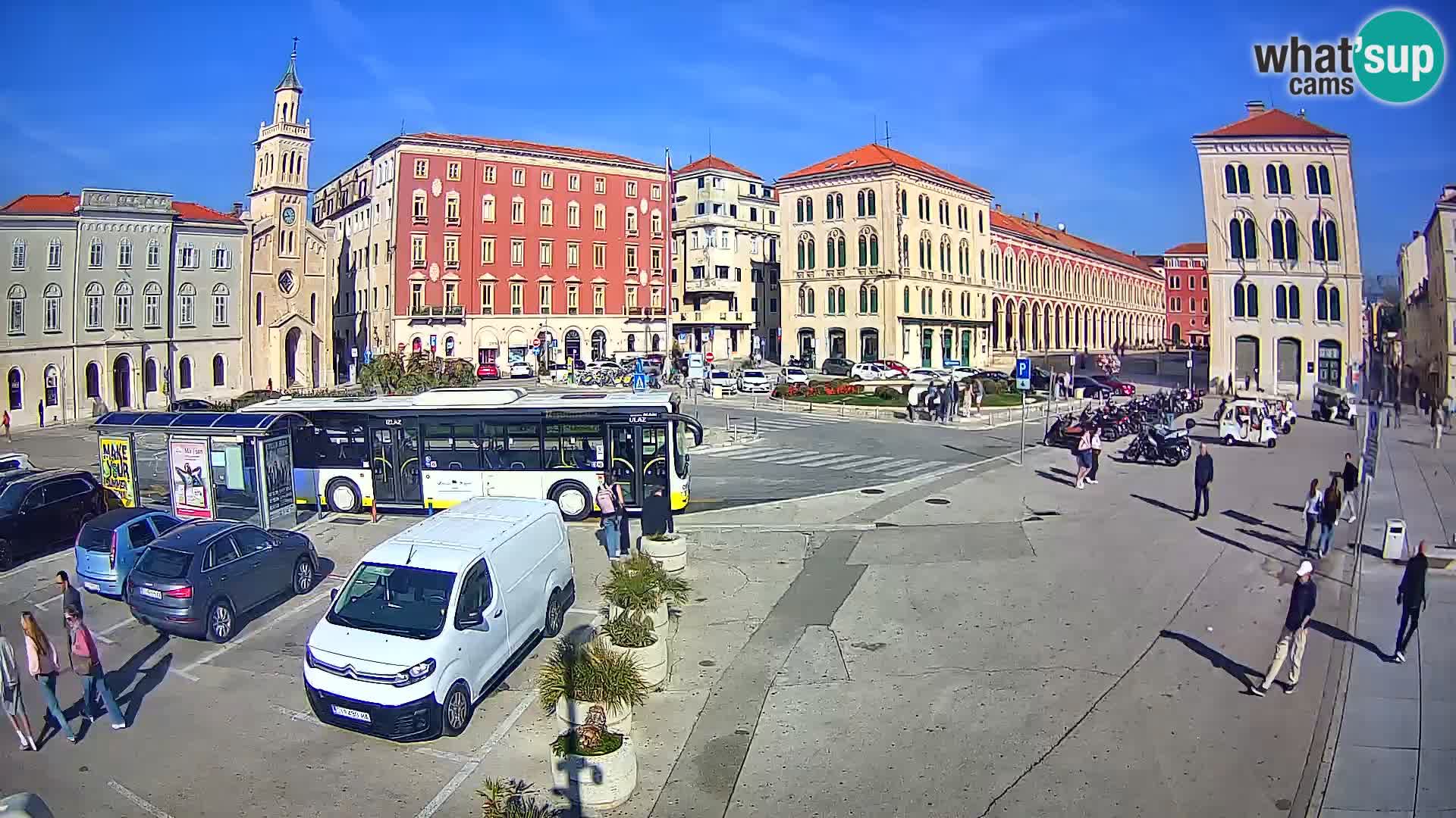 Webcam Split Riva – Prokurative | Trg Republike