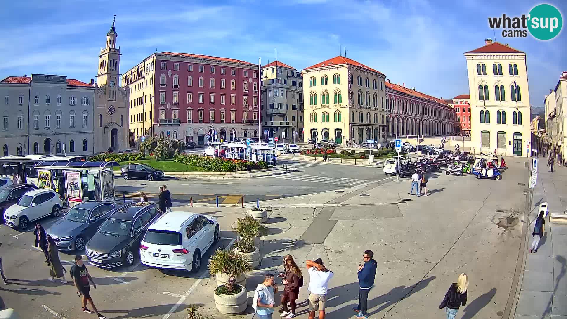 Webcam Split Riva – Prokurative | Trg Republike
