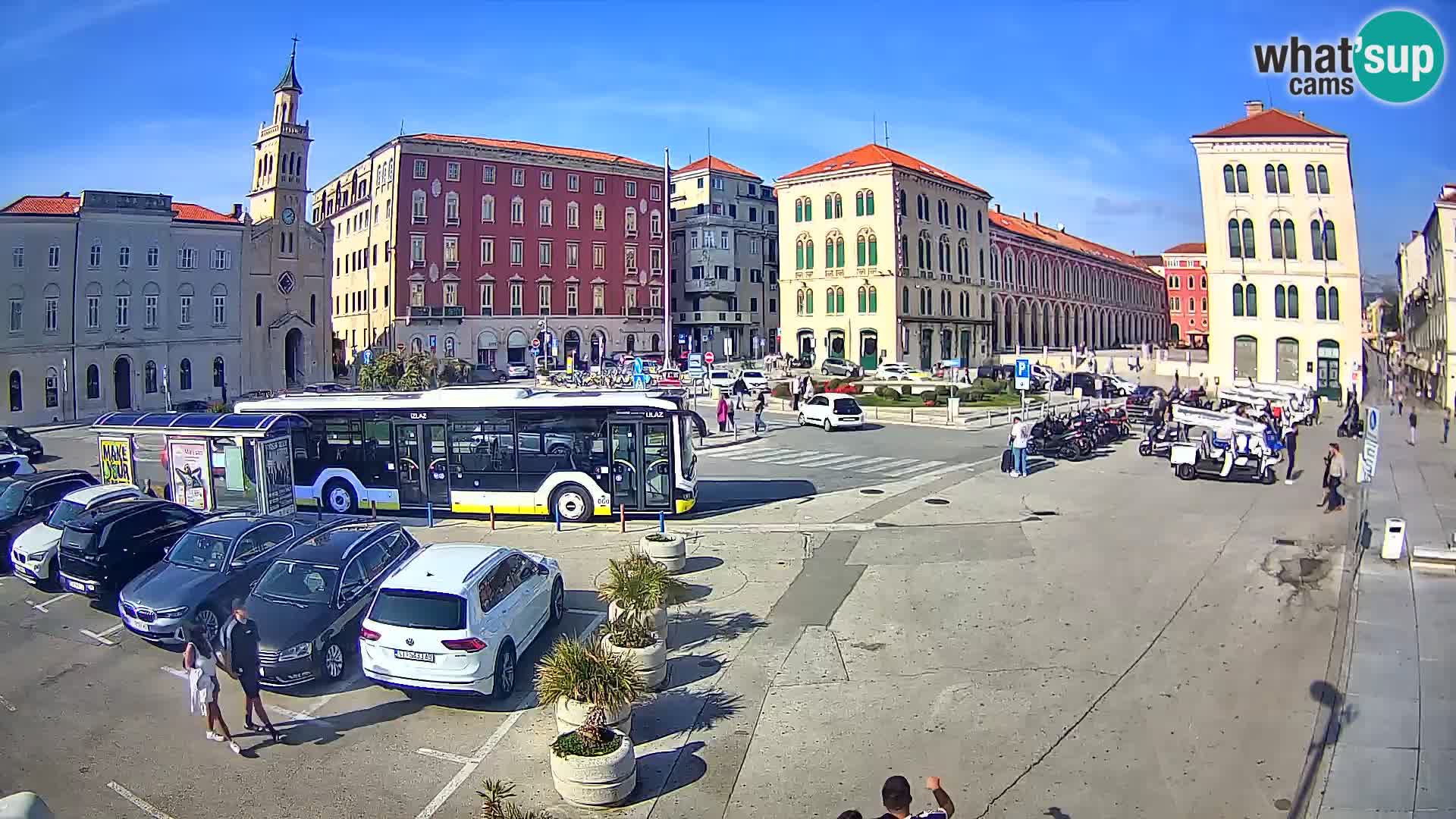 Webcam Spalato Riva – Prokurative | Piazza della Republika