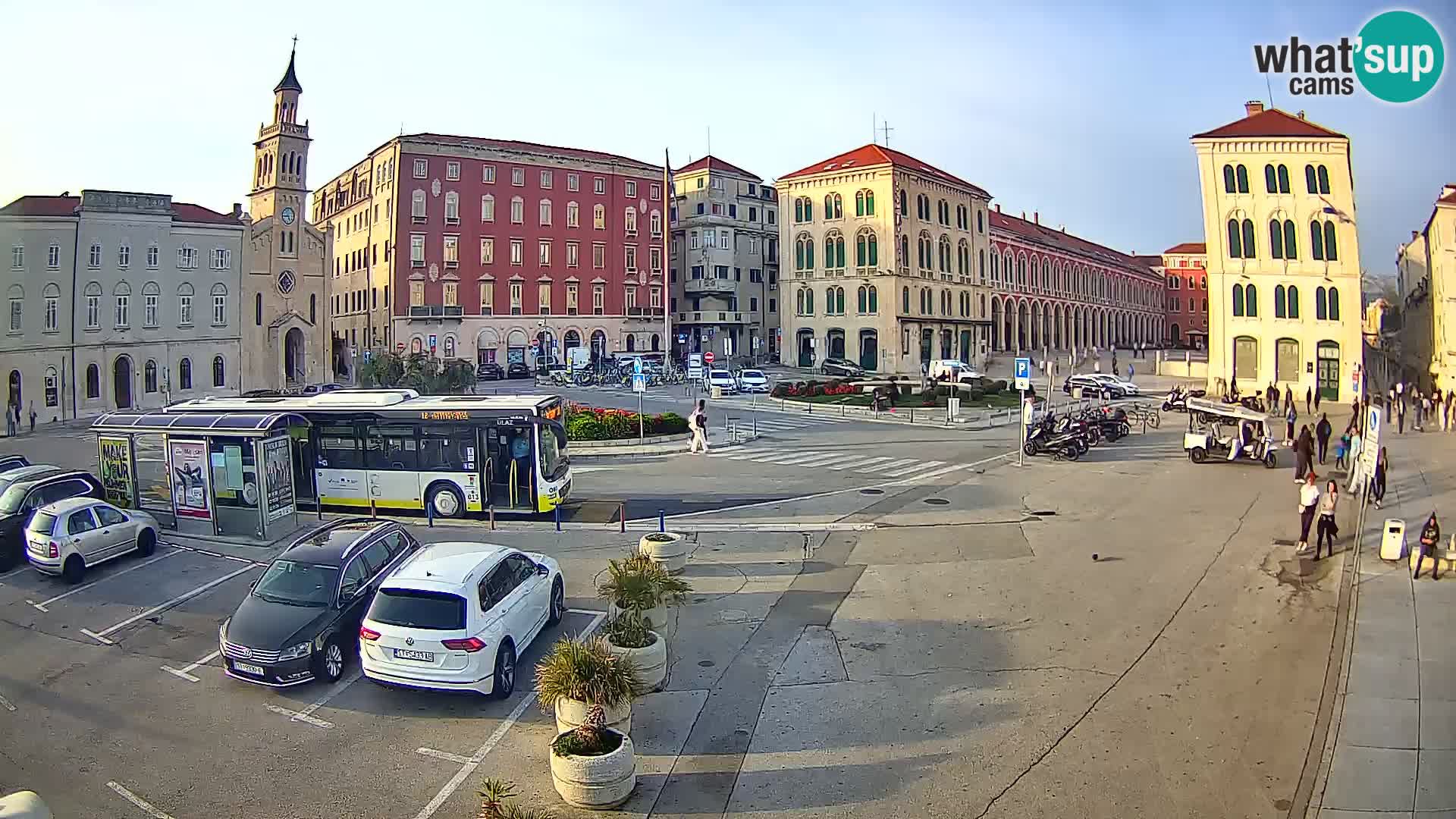 Webcam Spalato Riva – Prokurative | Piazza della Republika