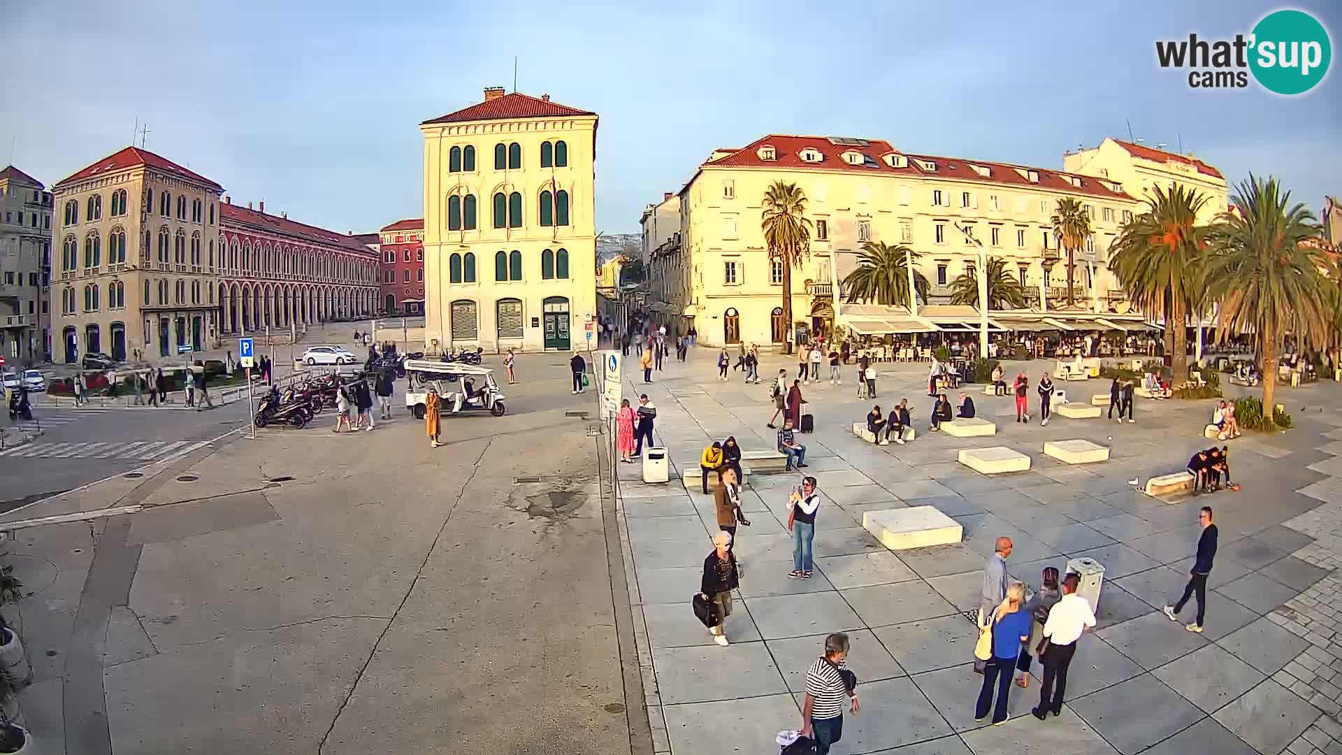 Webcam Split Riva – Prokurative | Trg Republike