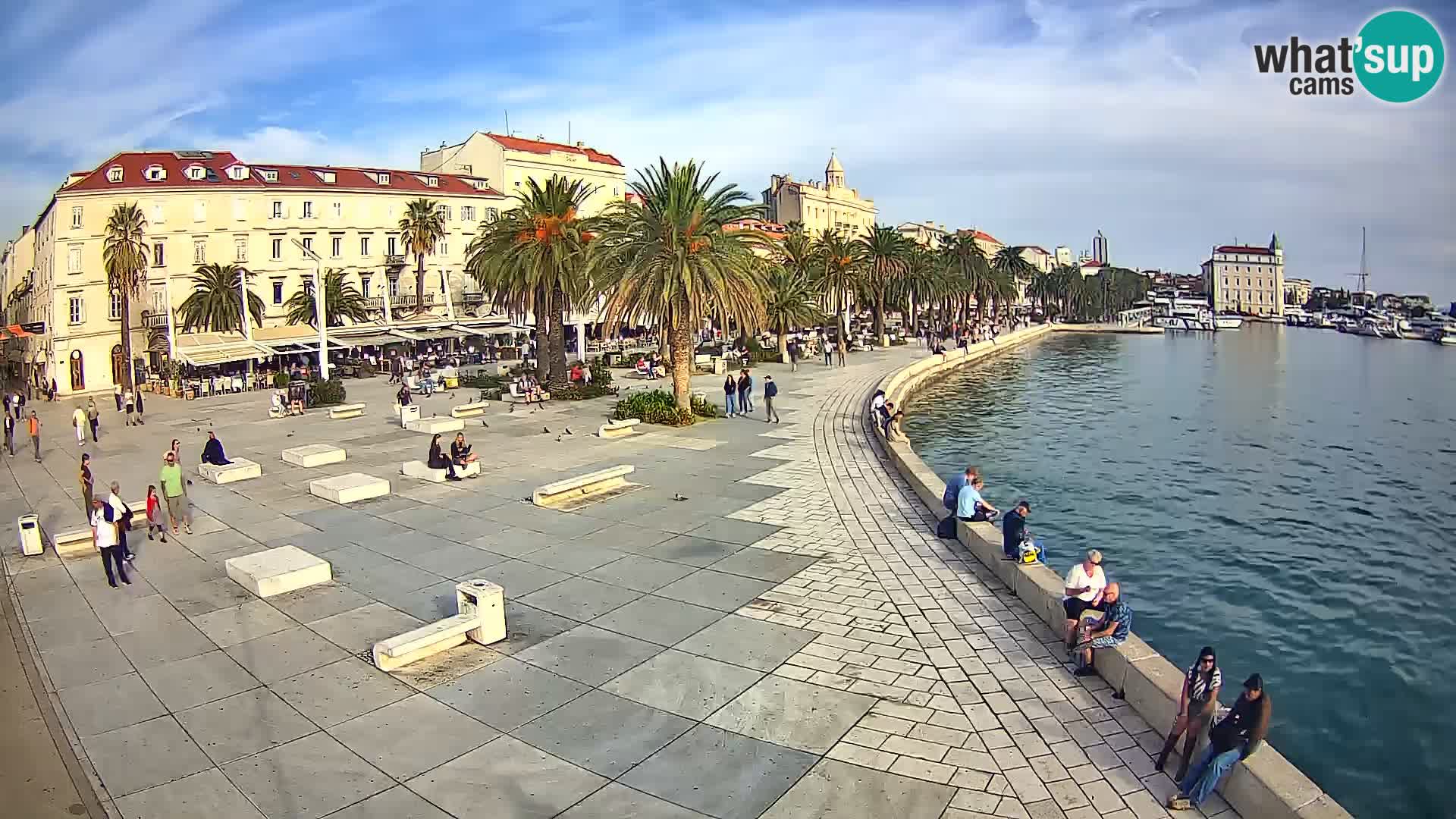 Webcam Split Riva – Prokurative | Trg Republike
