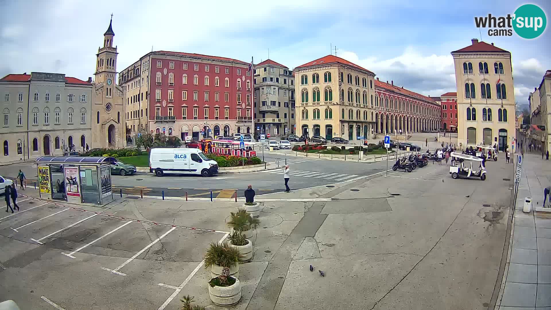 Webcam Spalato Riva – Prokurative | Piazza della Republika