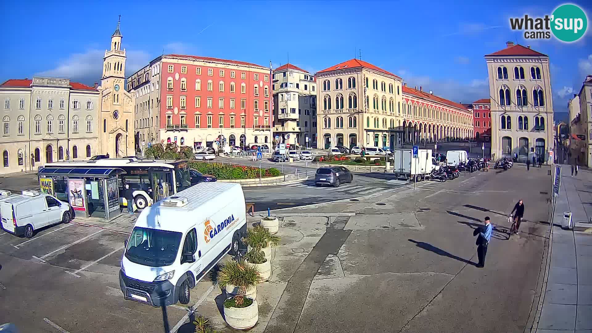 Webcam Split Riva – Prokurative | Trg Republike