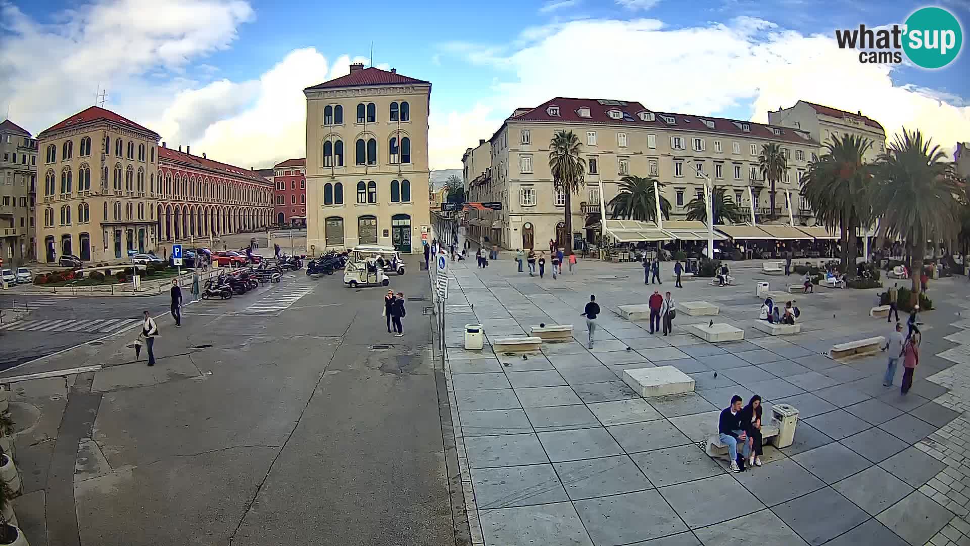 Webcam Split Riva – Prokurative | Trg Republike