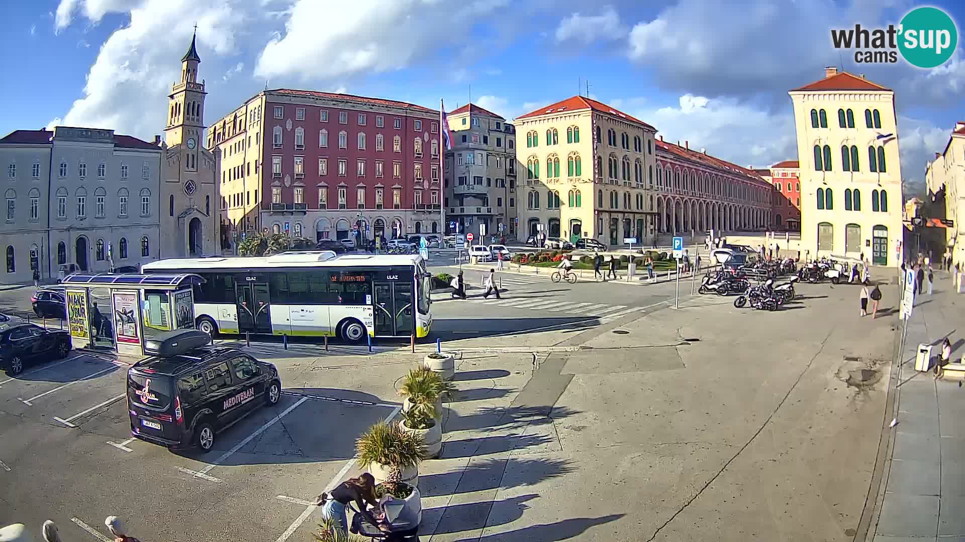 Webcam Split Riva – Prokurative | Trg Republike