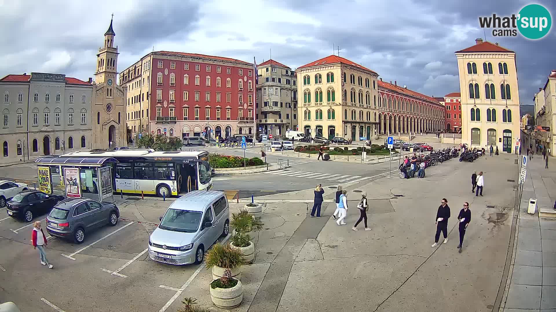 Webcam Split Riva – Prokurative | Trg Republike