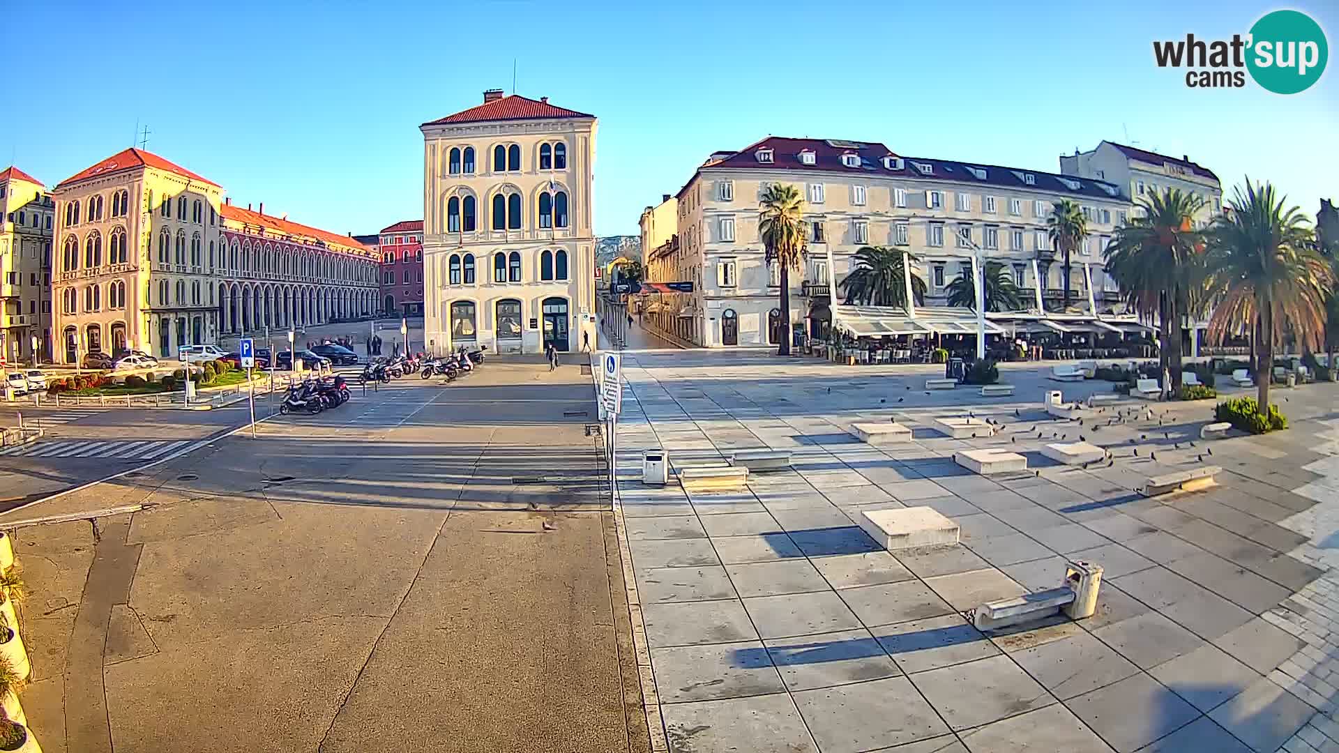 Webcam Spalato Riva – Prokurative | Piazza della Republika