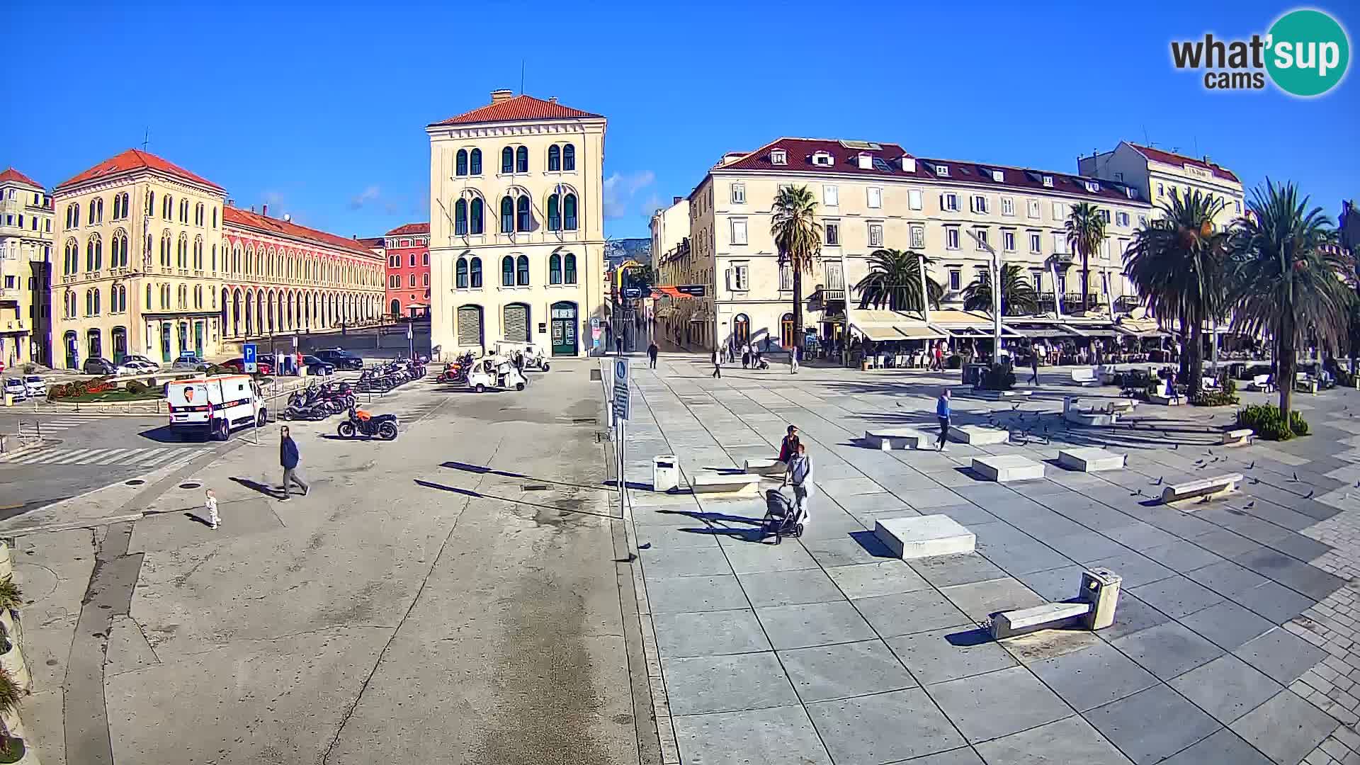 Webcam Spalato Riva – Prokurative | Piazza della Republika