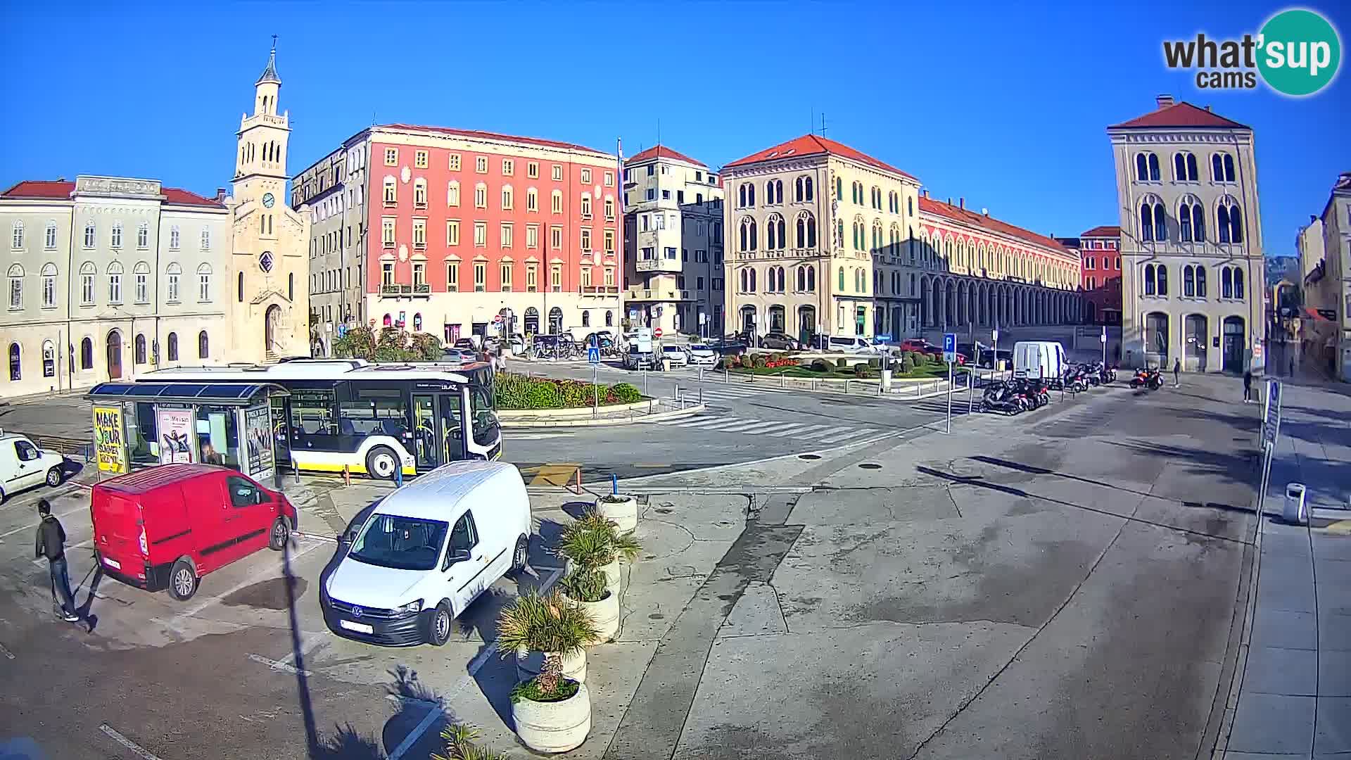 Webcam Spalato Riva – Prokurative | Piazza della Republika