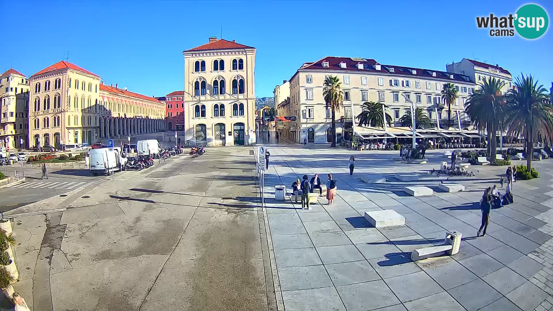 Webcam Split Riva – Prokurative | Trg Republike