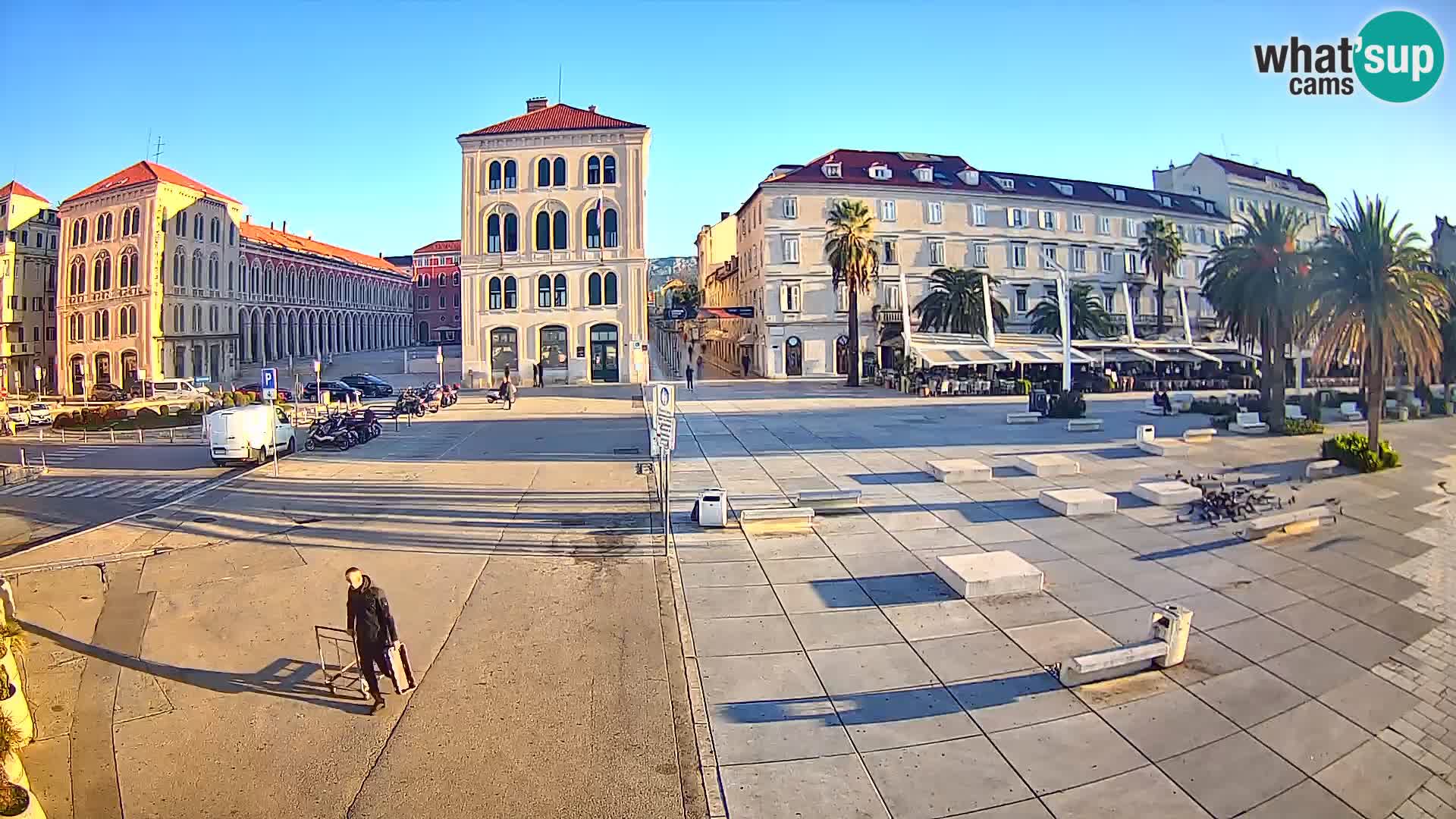Webcam Split Riva – Prokurative | Trg Republike