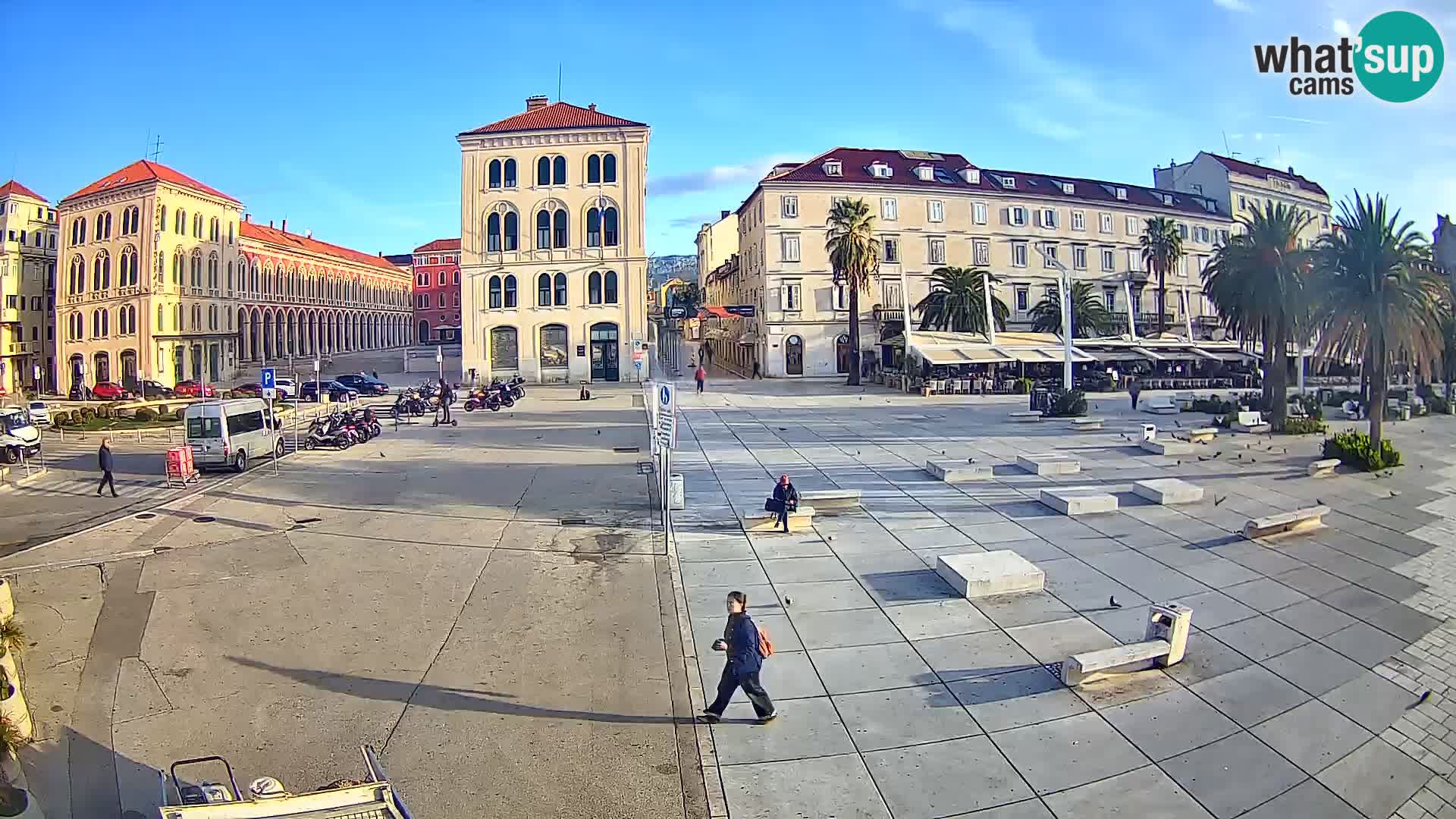 Webcam Spalato Riva – Prokurative | Piazza della Republika