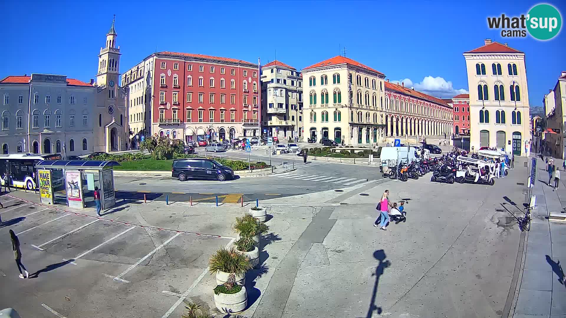 Live kamera Split Riva – Prokurative | Trg Republike