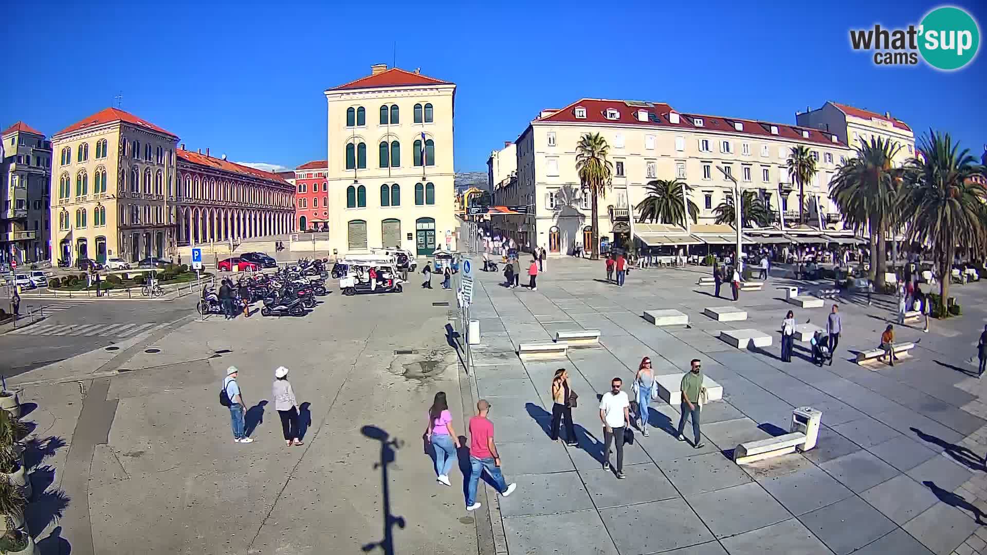 Webcam Spalato Riva – Prokurative | Piazza della Republika