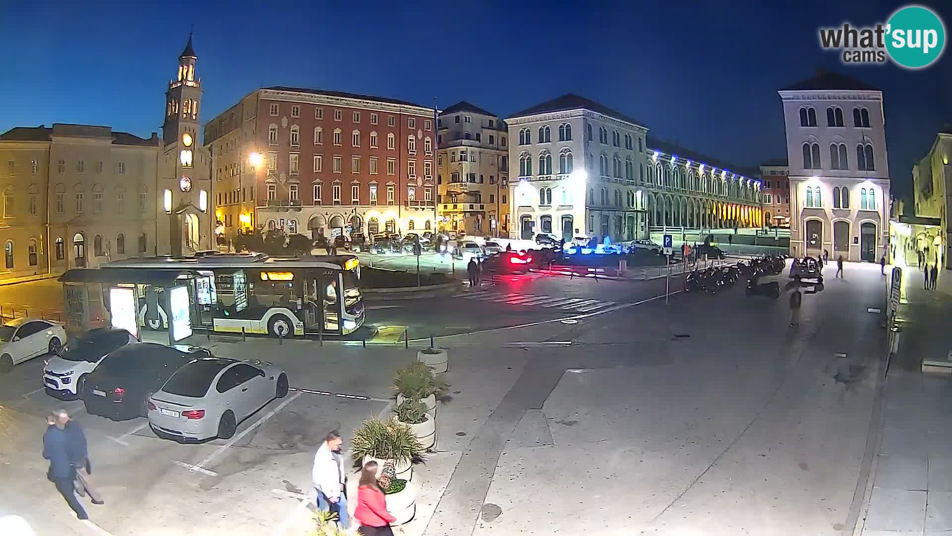 Webcam Split Riva – Prokurative | Trg Republike