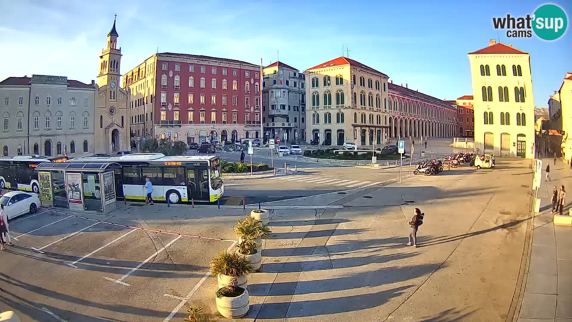 Webcam Spalato Riva – Prokurative | Piazza della Republika