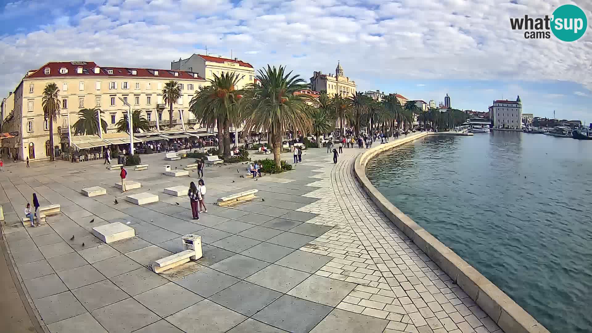 Webcam Spalato Riva – Prokurative | Piazza della Republika