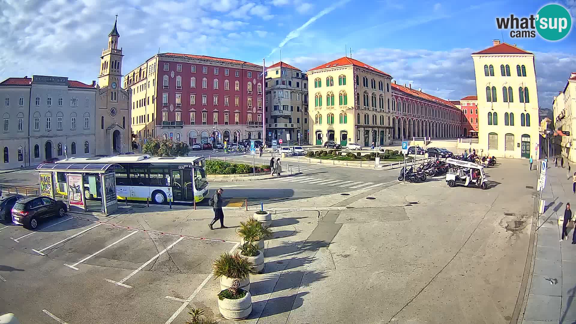 Webcam Split Riva – Prokurative | Trg Republike