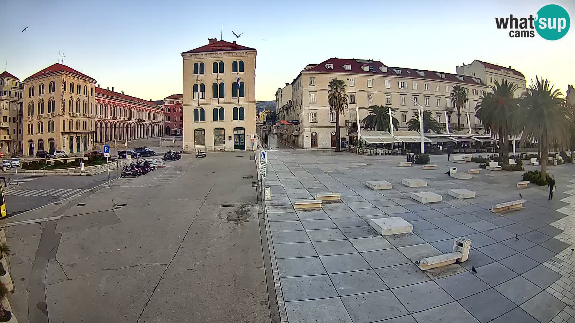 Webcam Split Riva – Prokurative | Trg Republike