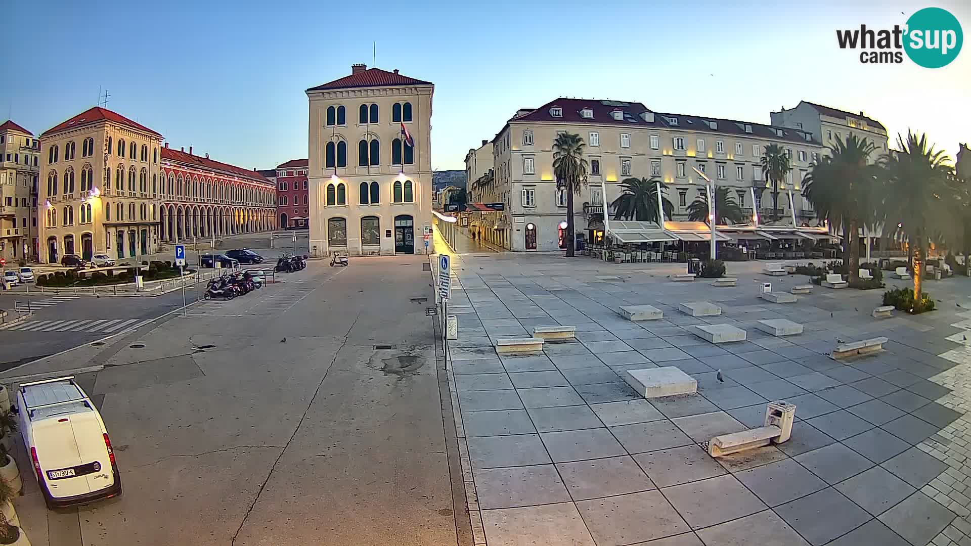 Webcam Spalato Riva – Prokurative | Piazza della Republika