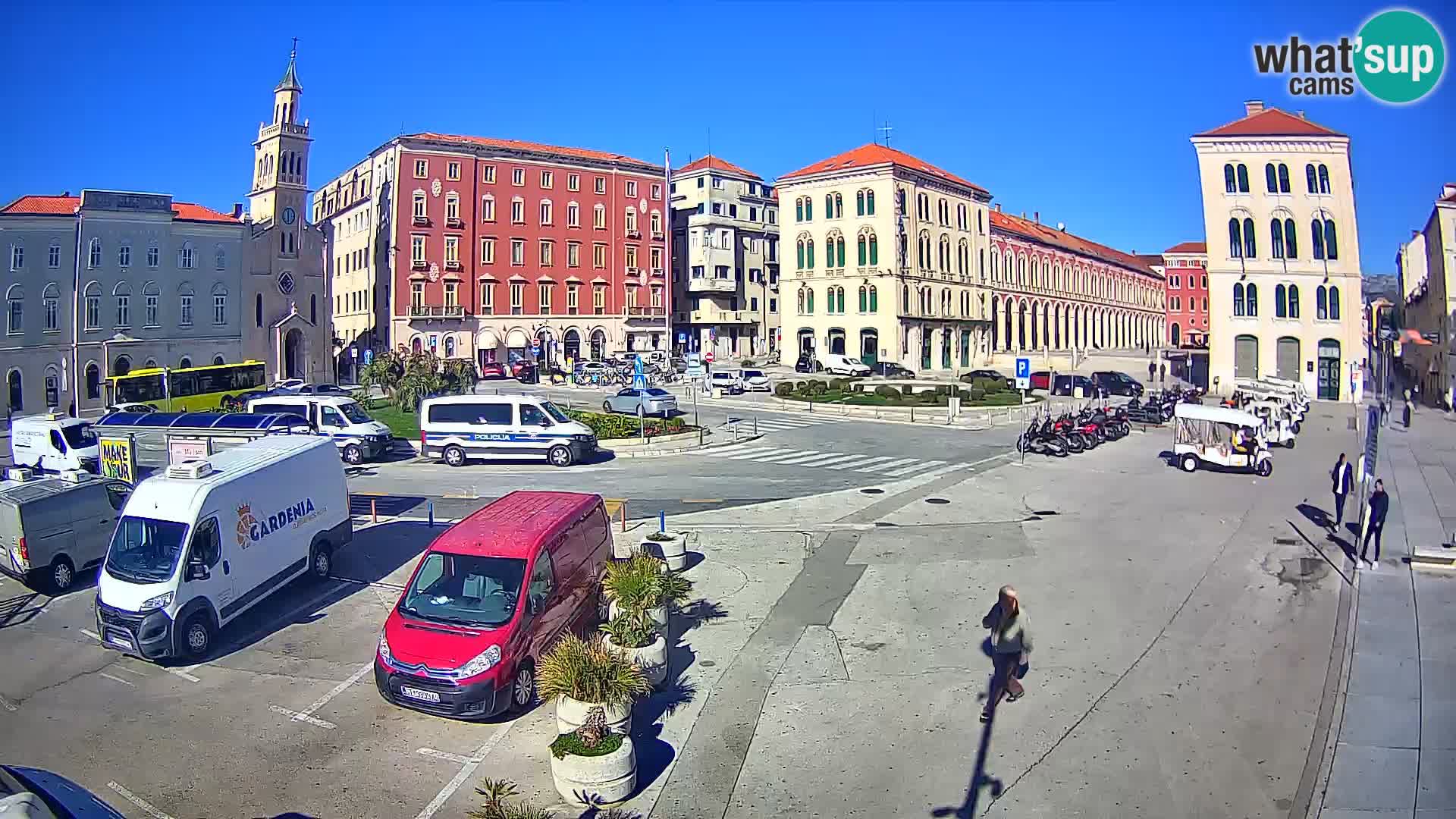 Webcam Split Riva – Prokurative | Trg Republike