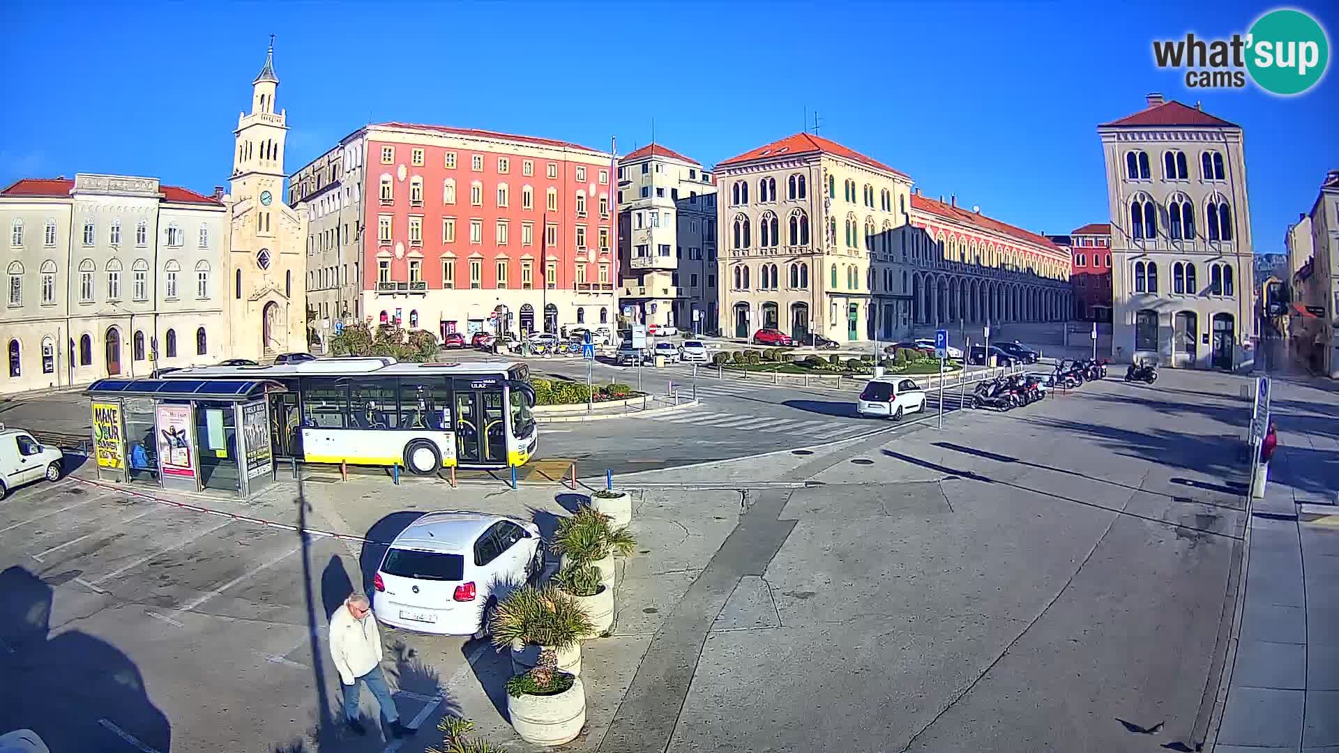 Webcam Split Riva – Prokurative | Trg Republike