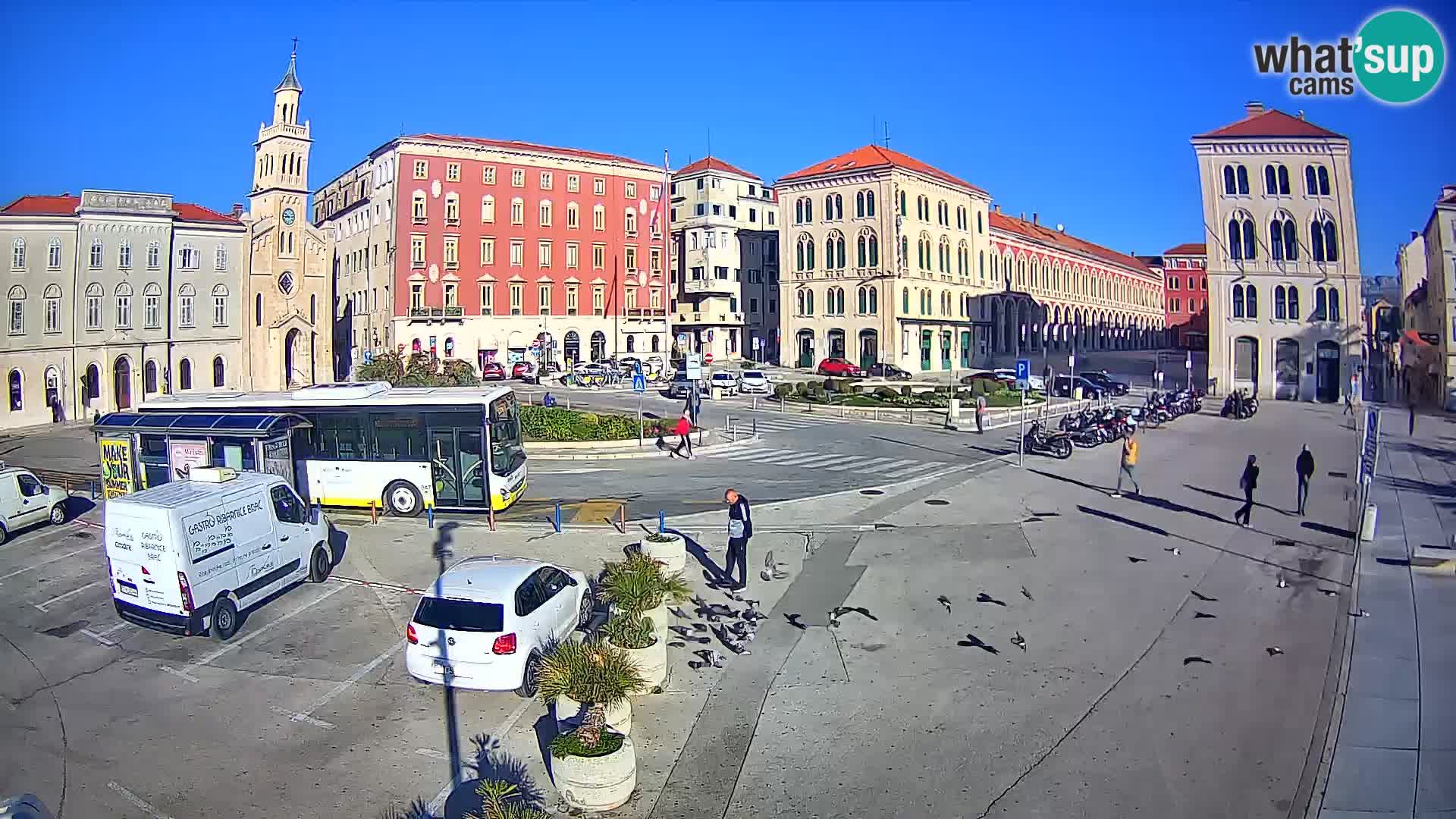 Webcam Split Riva – Prokurative | Trg Republike