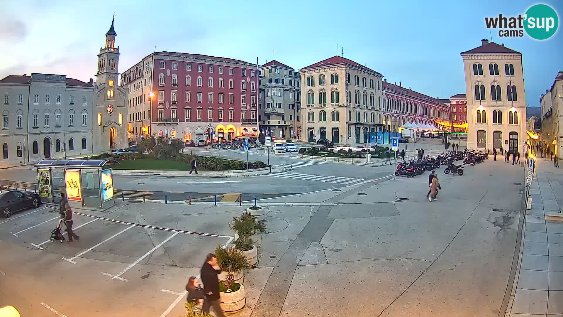 Webcam Spalato Riva – Prokurative | Piazza della Republika
