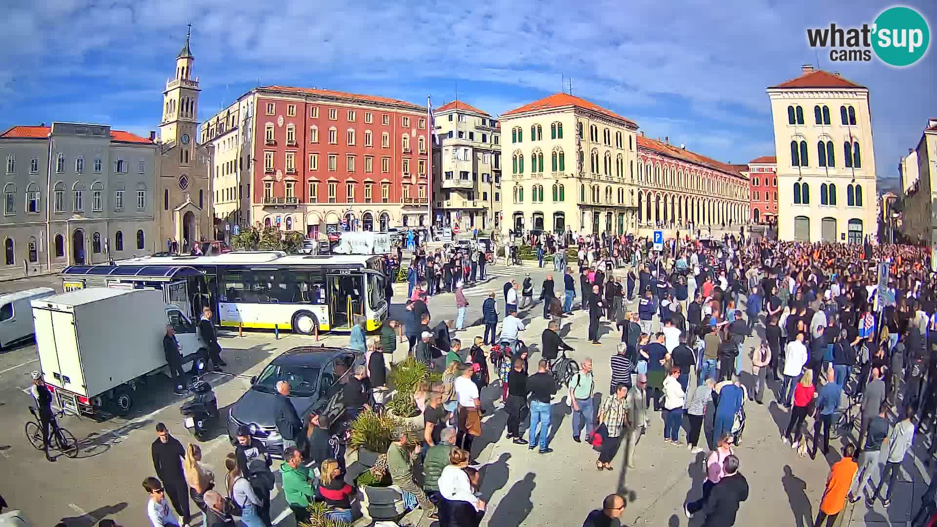 Live kamera Split Riva – Prokurative | Trg Republike