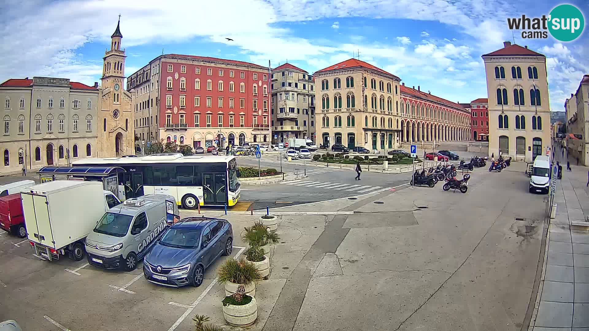 Webcam Spalato Riva – Prokurative | Piazza della Republika