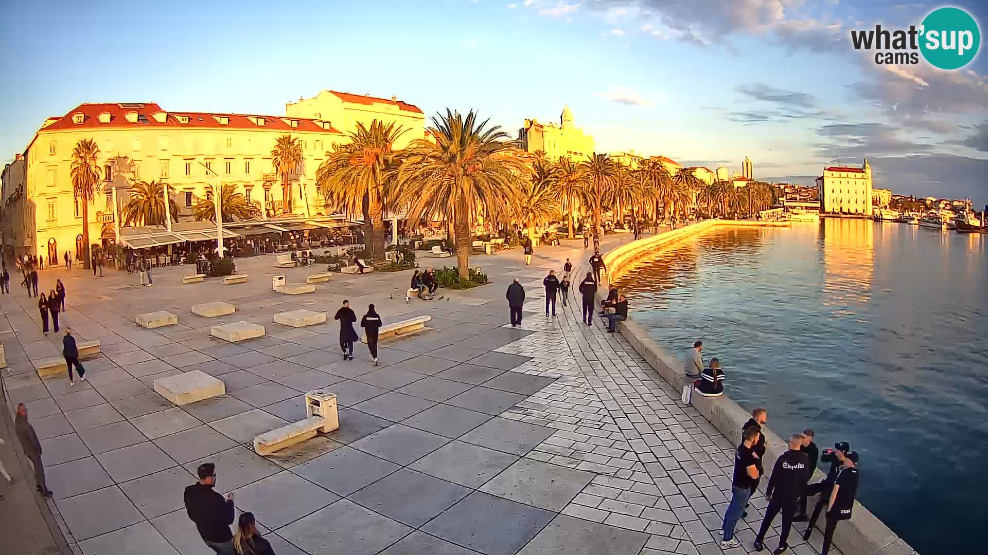 Webcam Spalato Riva – Prokurative | Piazza della Republika