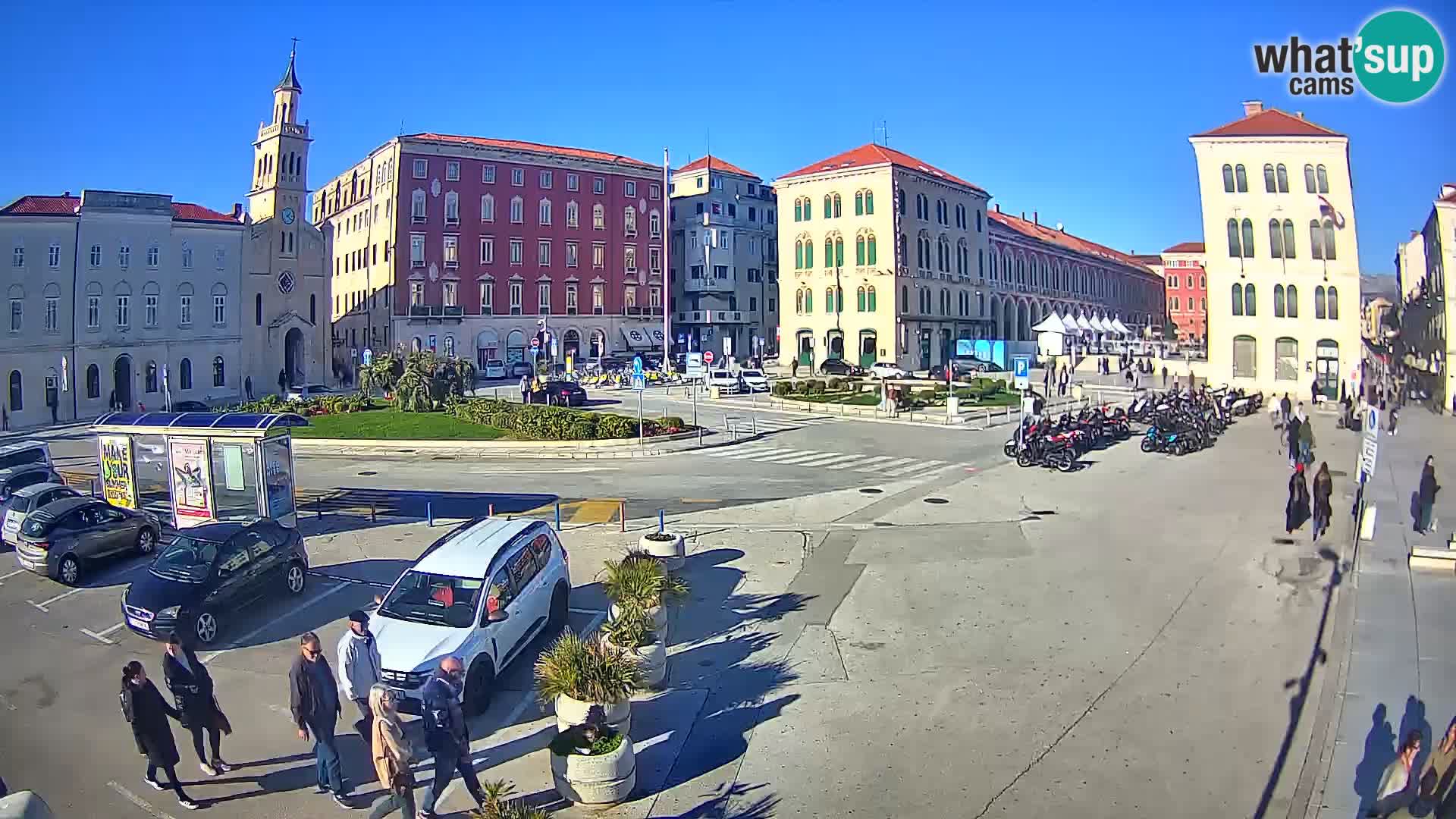 Webcam Split Riva – Prokurative | Trg Republike