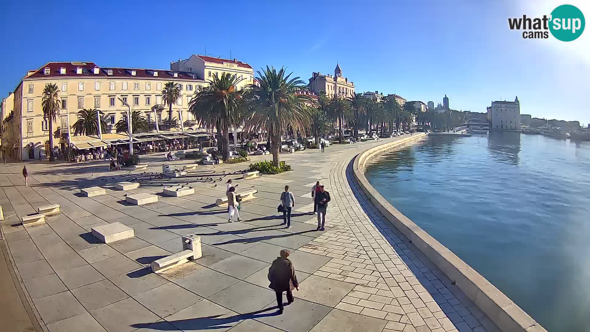 Webcam Split Riva – Prokurative | Trg Republike