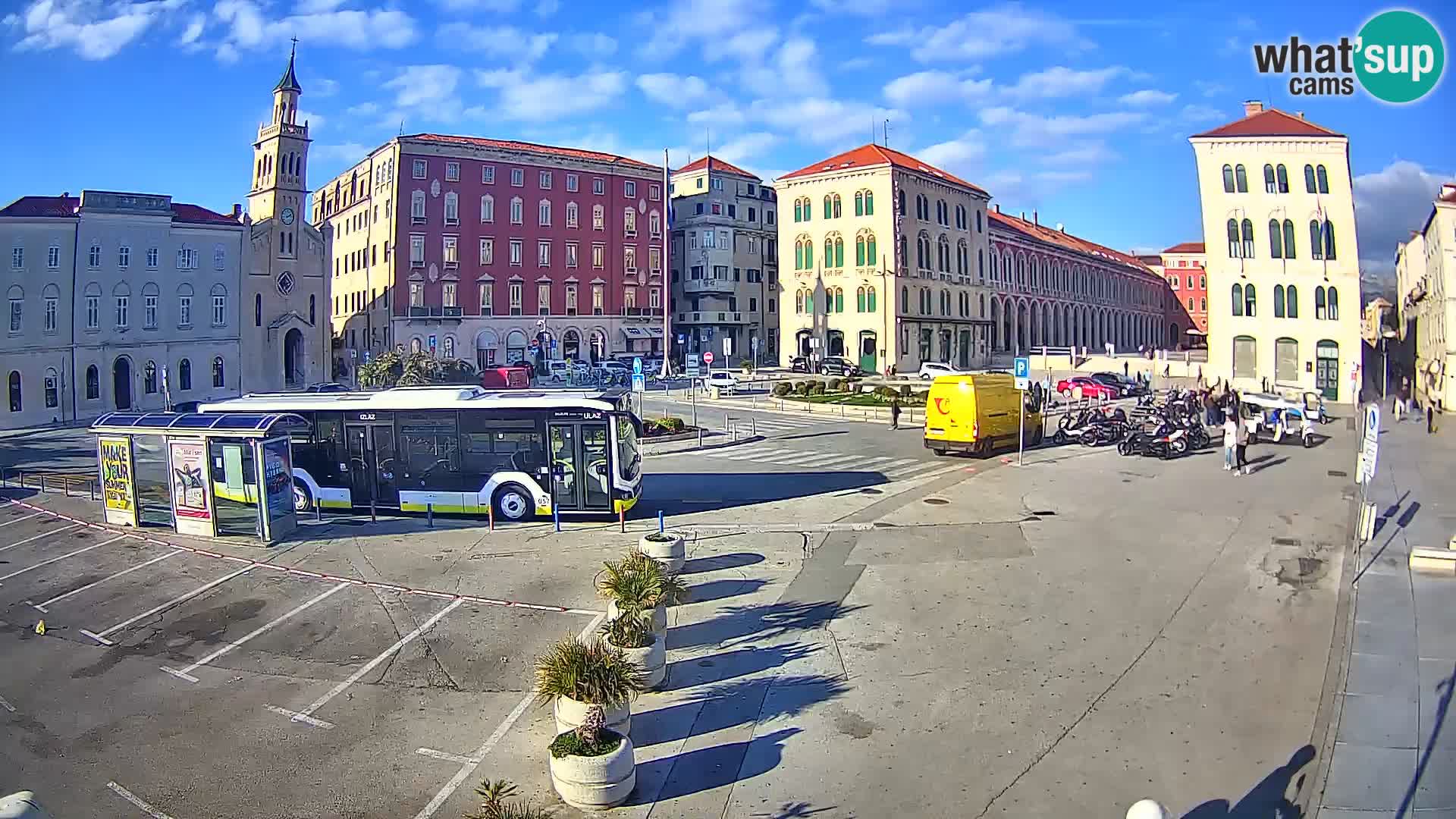 Webcam Split Riva – Prokurative | Trg Republike