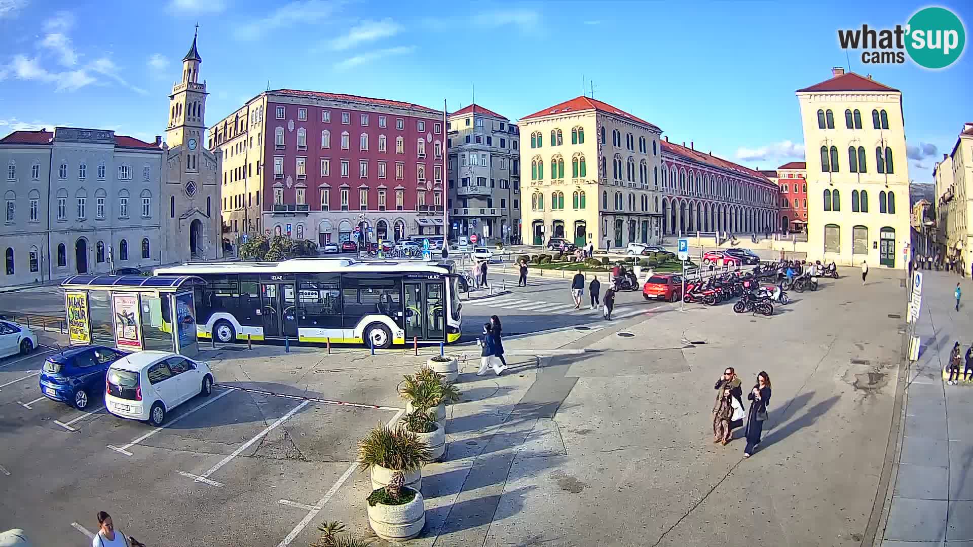 Webcam Split Riva – Prokurative | Trg Republike